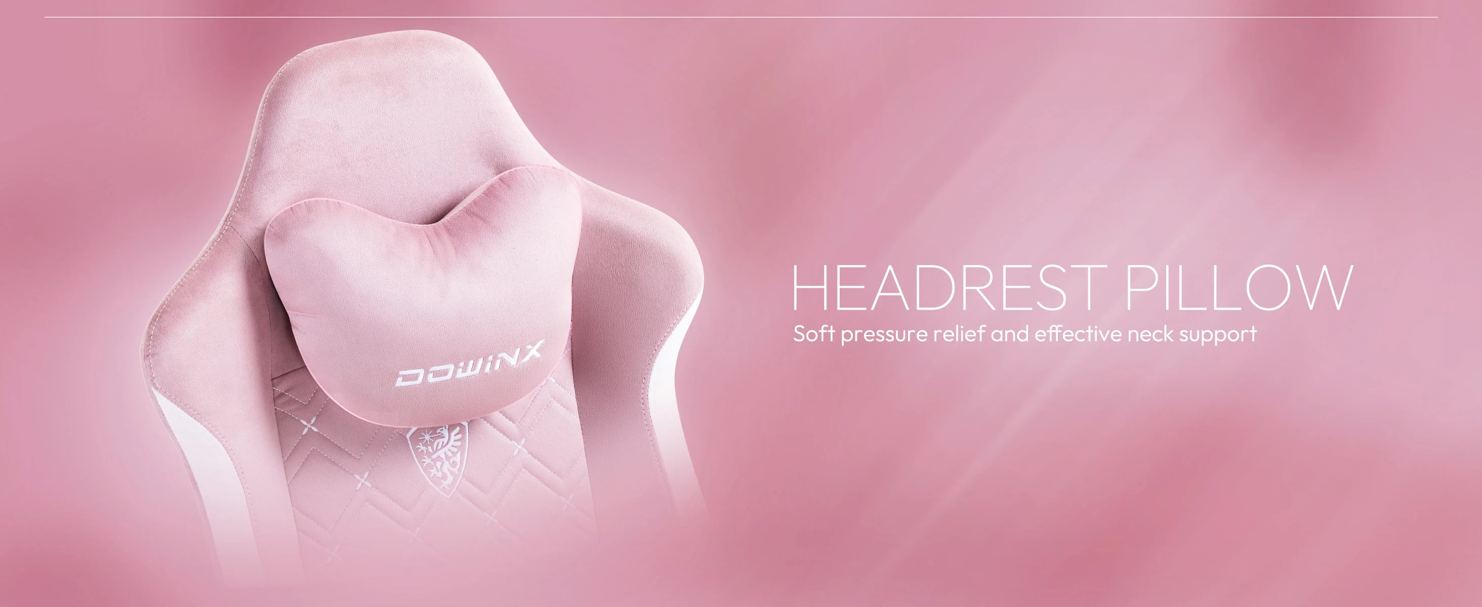 Dowinx Gaming Chair with Heated Massage Lumbar Support and Footrest - Platinum-Level Office Chairs