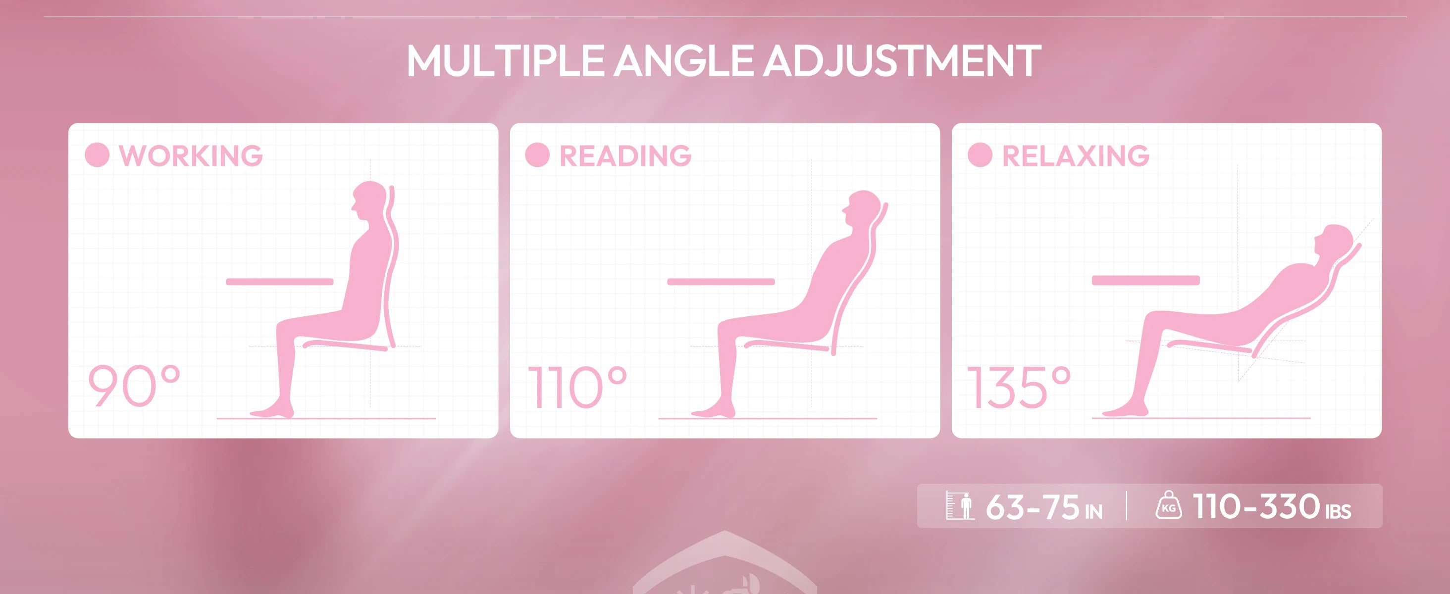 Dowinx Gaming Chair with Heated Massage Lumbar Support and Footrest - Platinum-Level Office Chairs