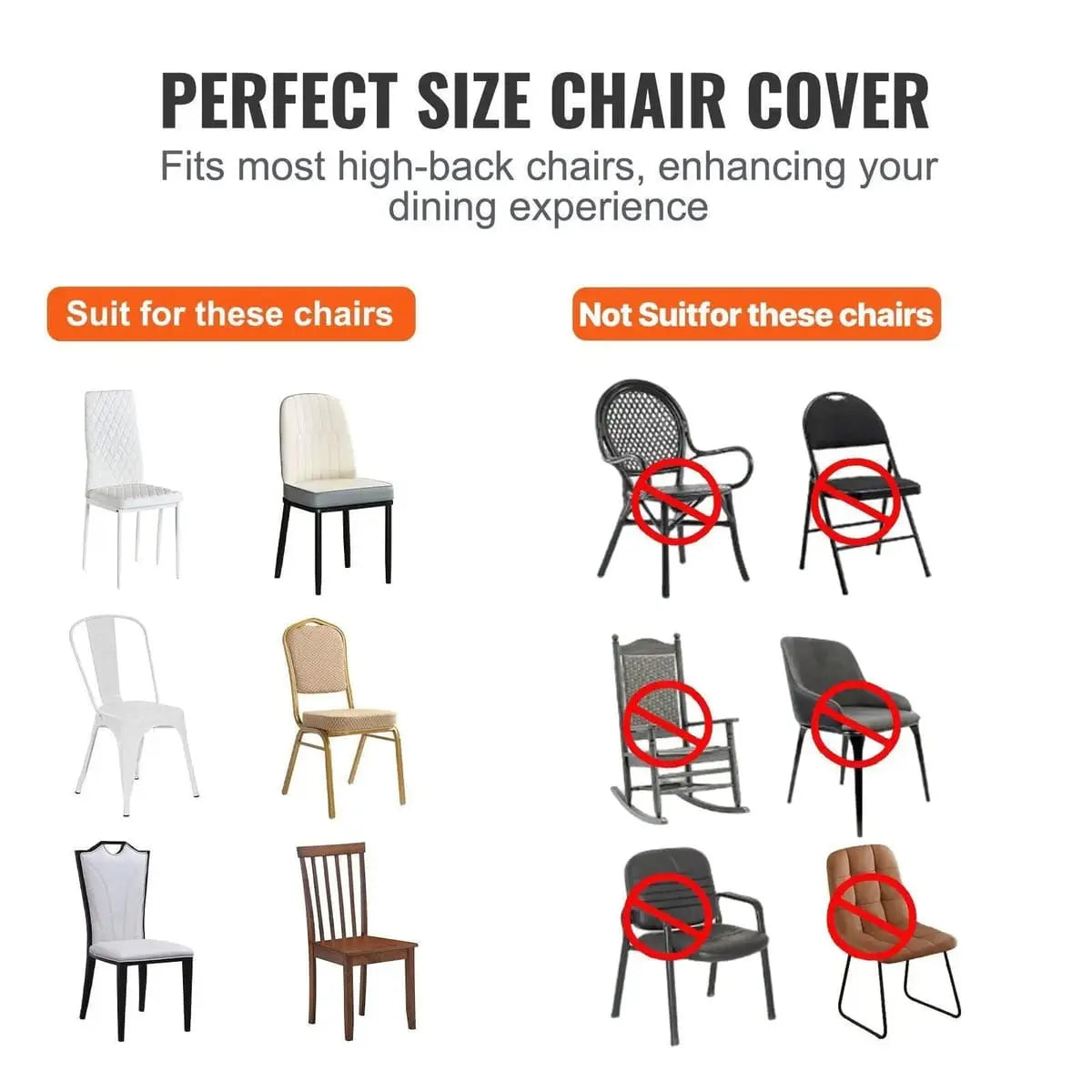 Set of 50 black spandex folding chair covers by Platinum-Level Office Chairs, washable and universal fit for various chairs.
