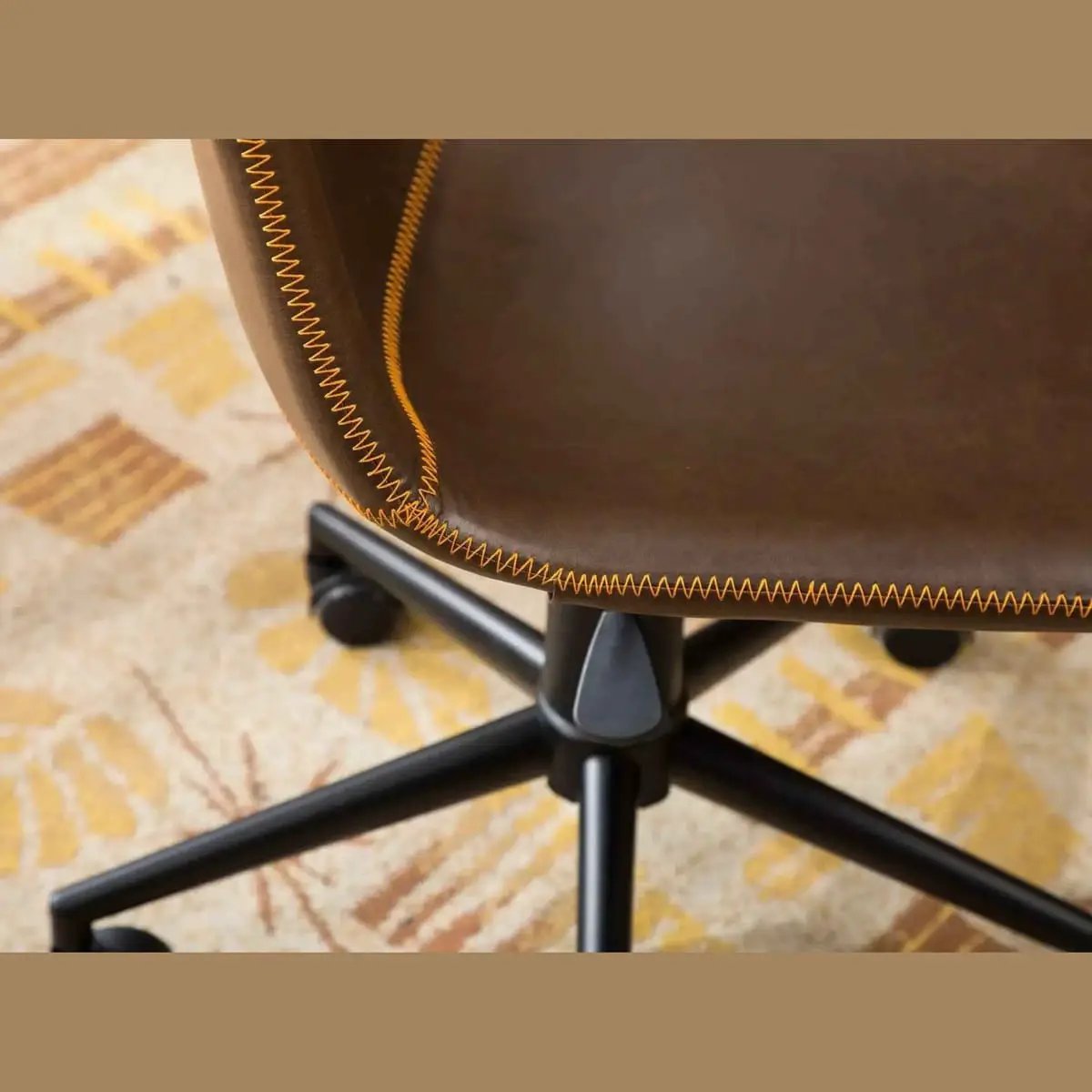 Cesena Faux Leather 360 Swivel Air Lift Ergonomic Office Chair Antique - Platinum-Level Office Chairs
