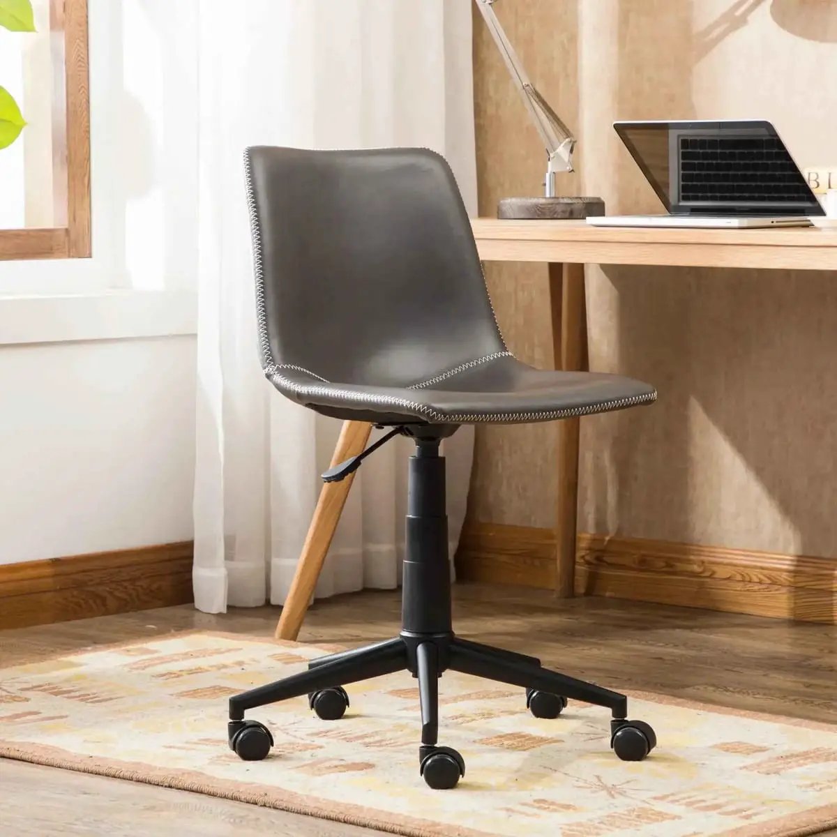 Cesena Faux Leather Office Chair 360 Swivel Air Lift Ergonomic Comfort - Platinum-Level Office Chairs