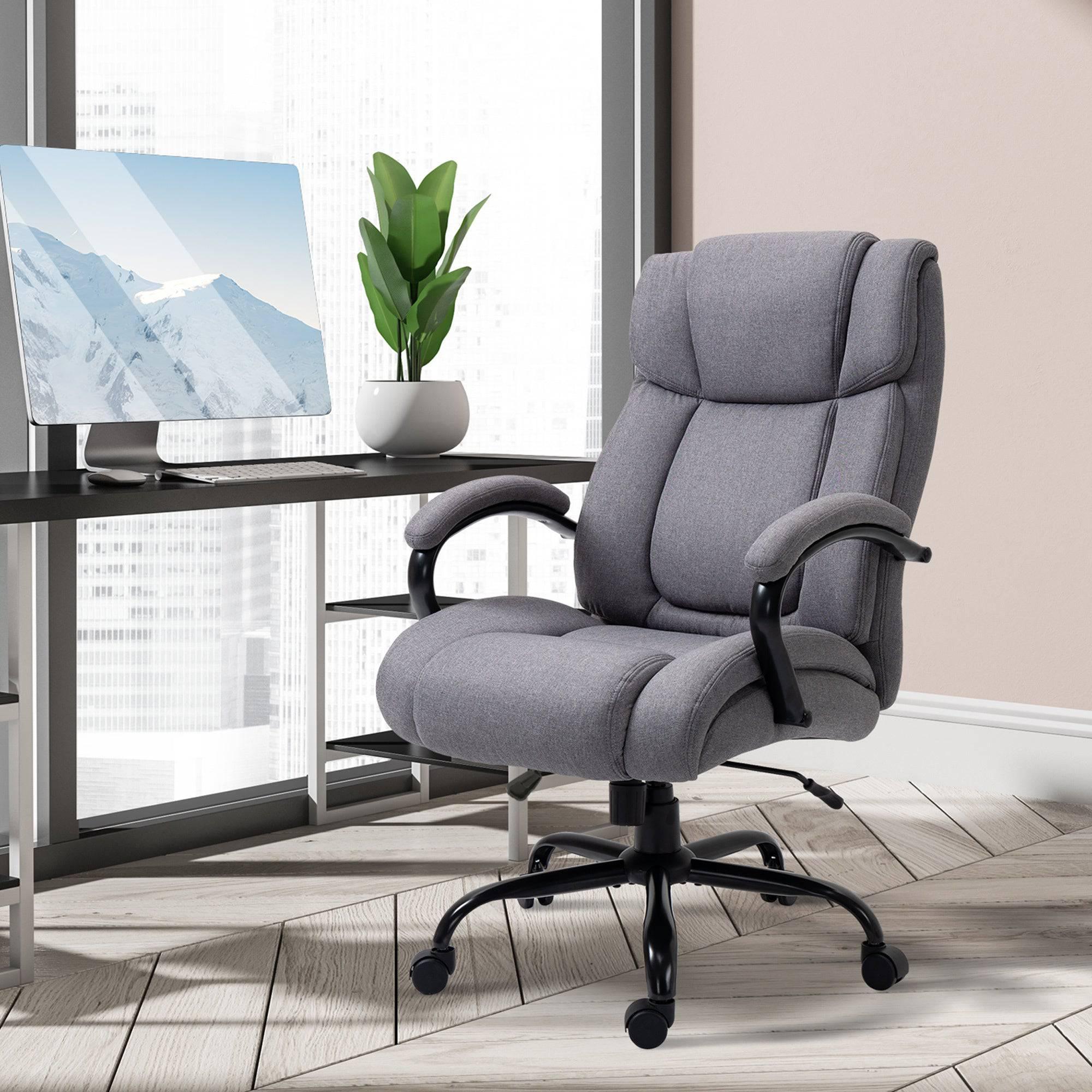 Comfortable High Back Executive Chair for Big and Tall Users - Platinum-Level Office Chairs
