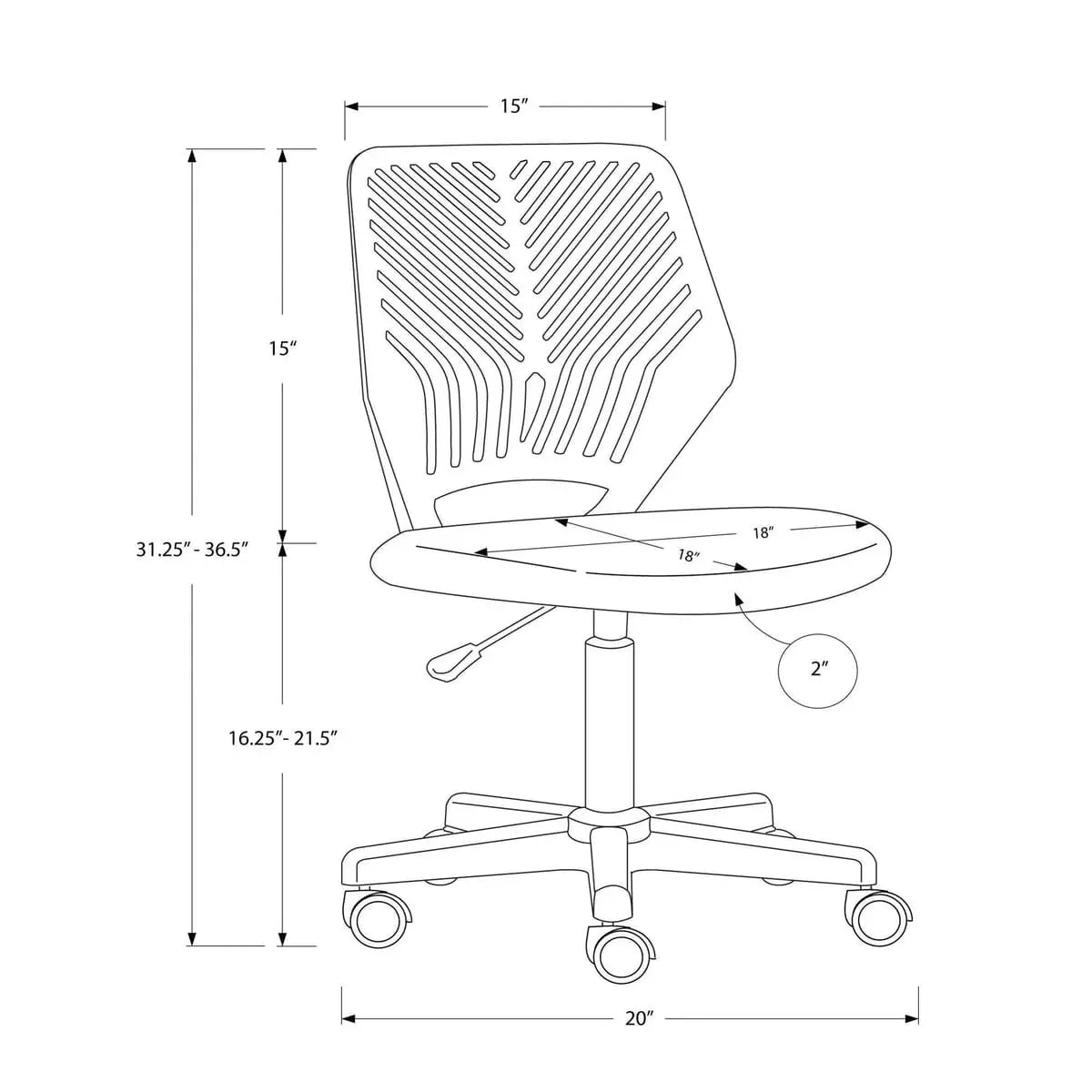 Black mesh ergonomic office chair by Platinum-Level Office Chairs with adjustable height and swivel feature for modern desks.