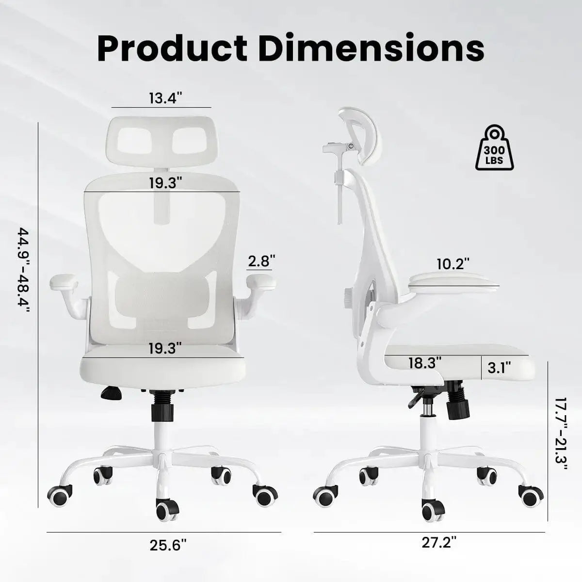 Ergonomic Office Chair with Adjustable Lumbar Support and Headrest Platinum-Level Office Chairs