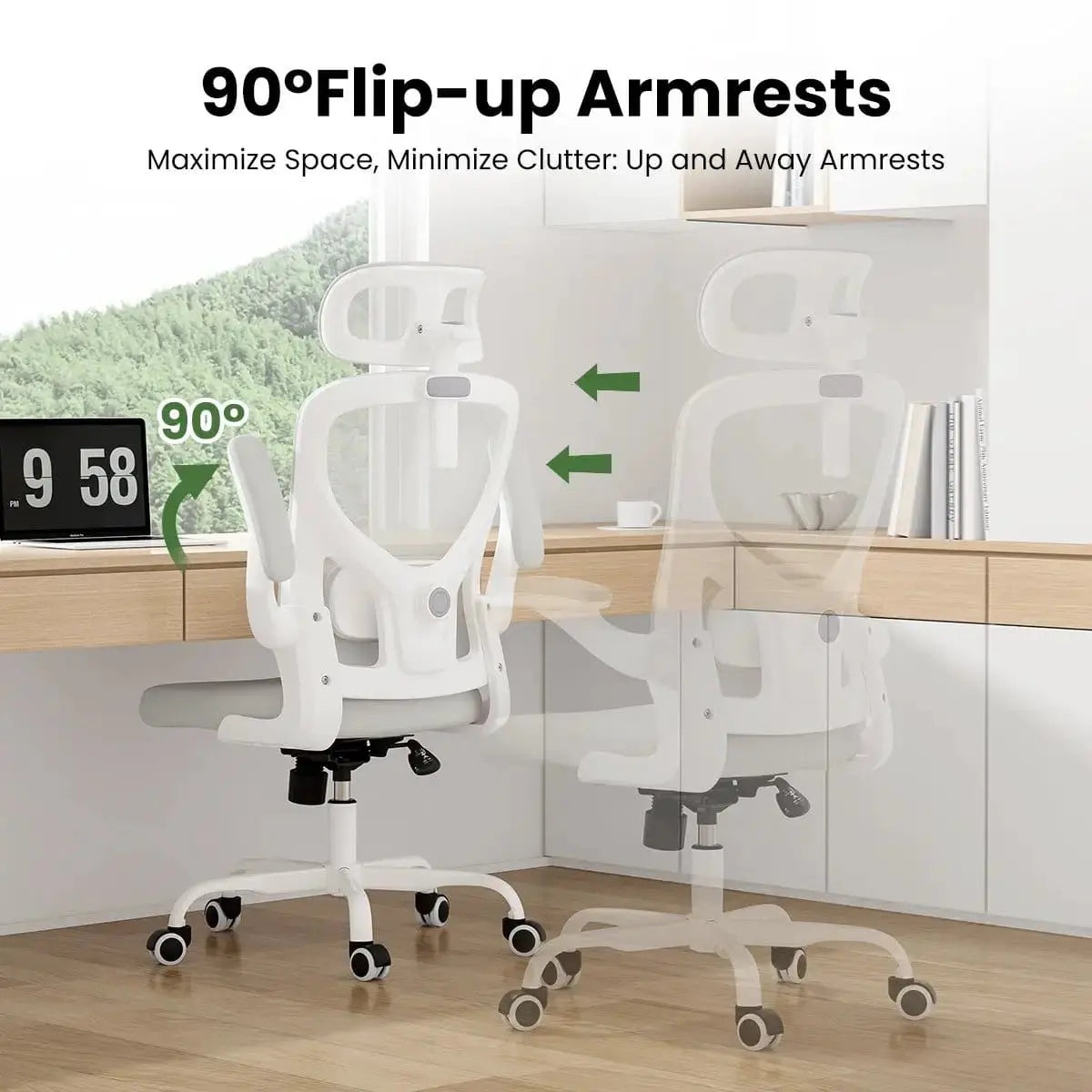 Ergonomic Office Chair with Adjustable Lumbar Support and Headrest Platinum-Level Office Chairs