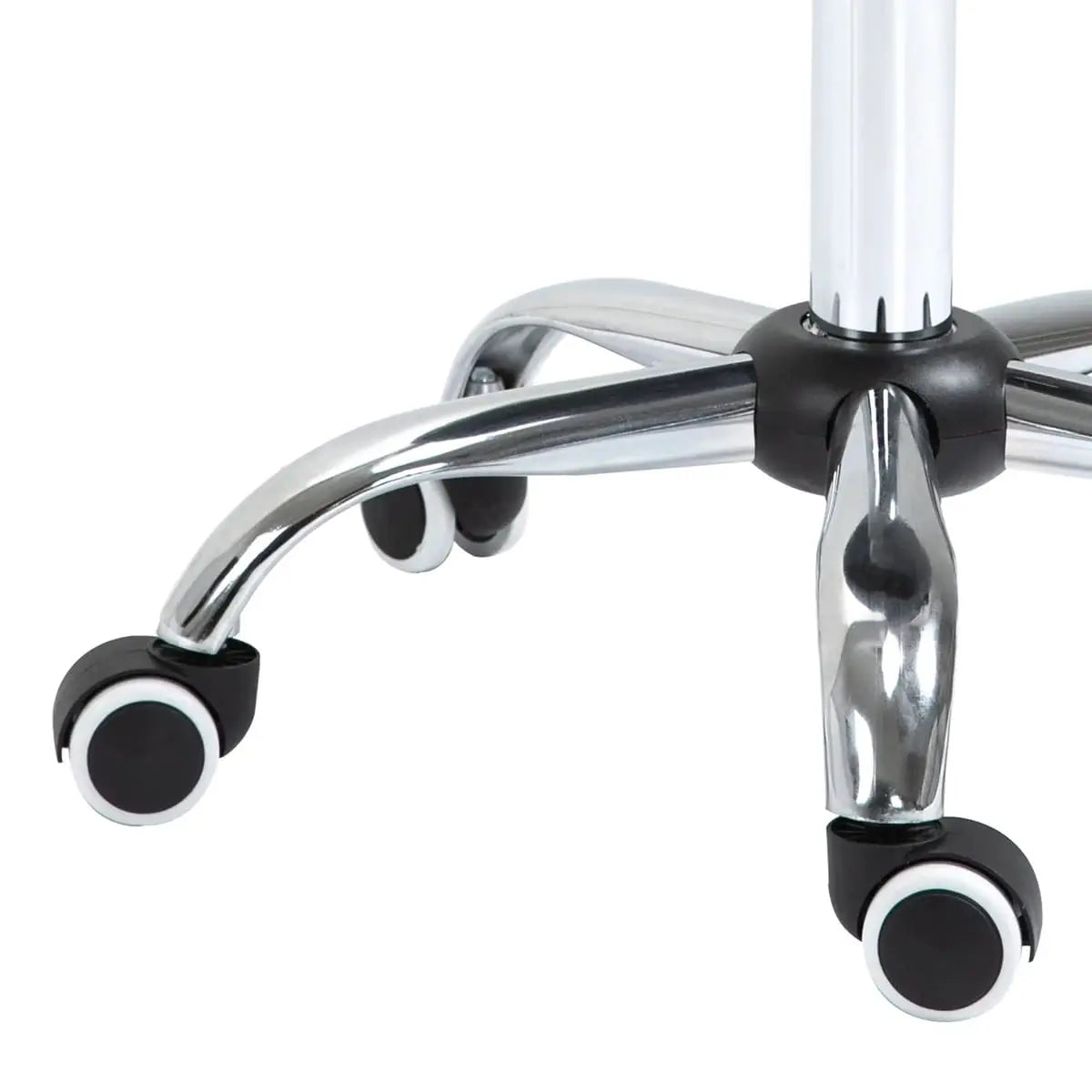 Ergonomic Platinum-Level Office Chairs rolling saddle stool with hydraulic height adjustment and cushioned seat for comfort.