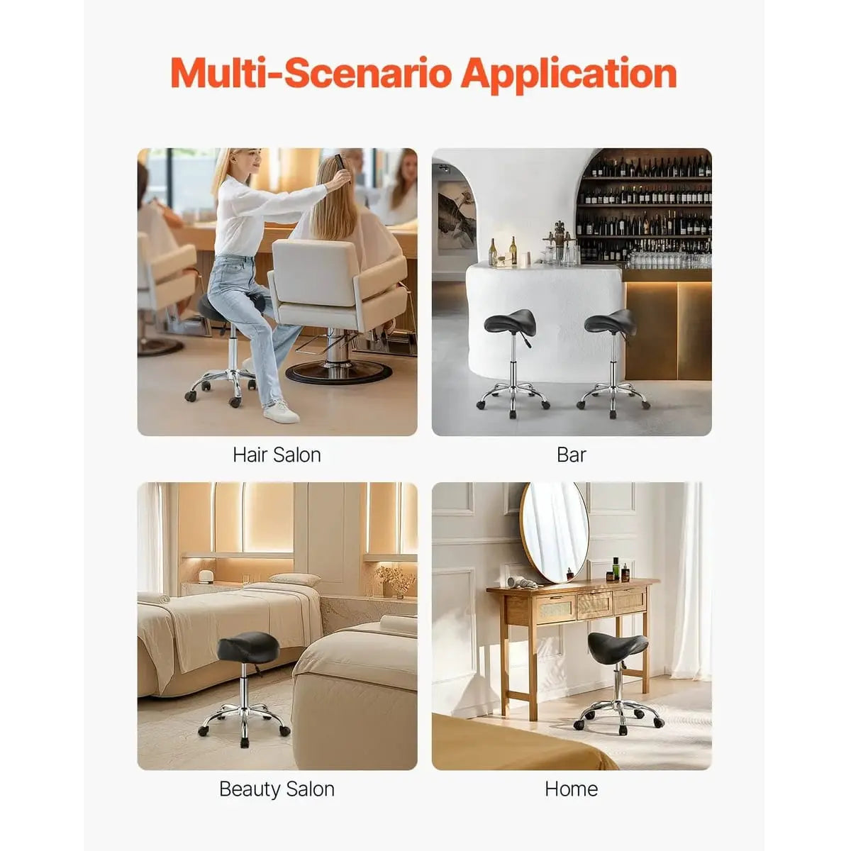 Ergonomic saddle stool with wheels by Platinum-Level Office Chairs, designed for professional comfort and all-day use.