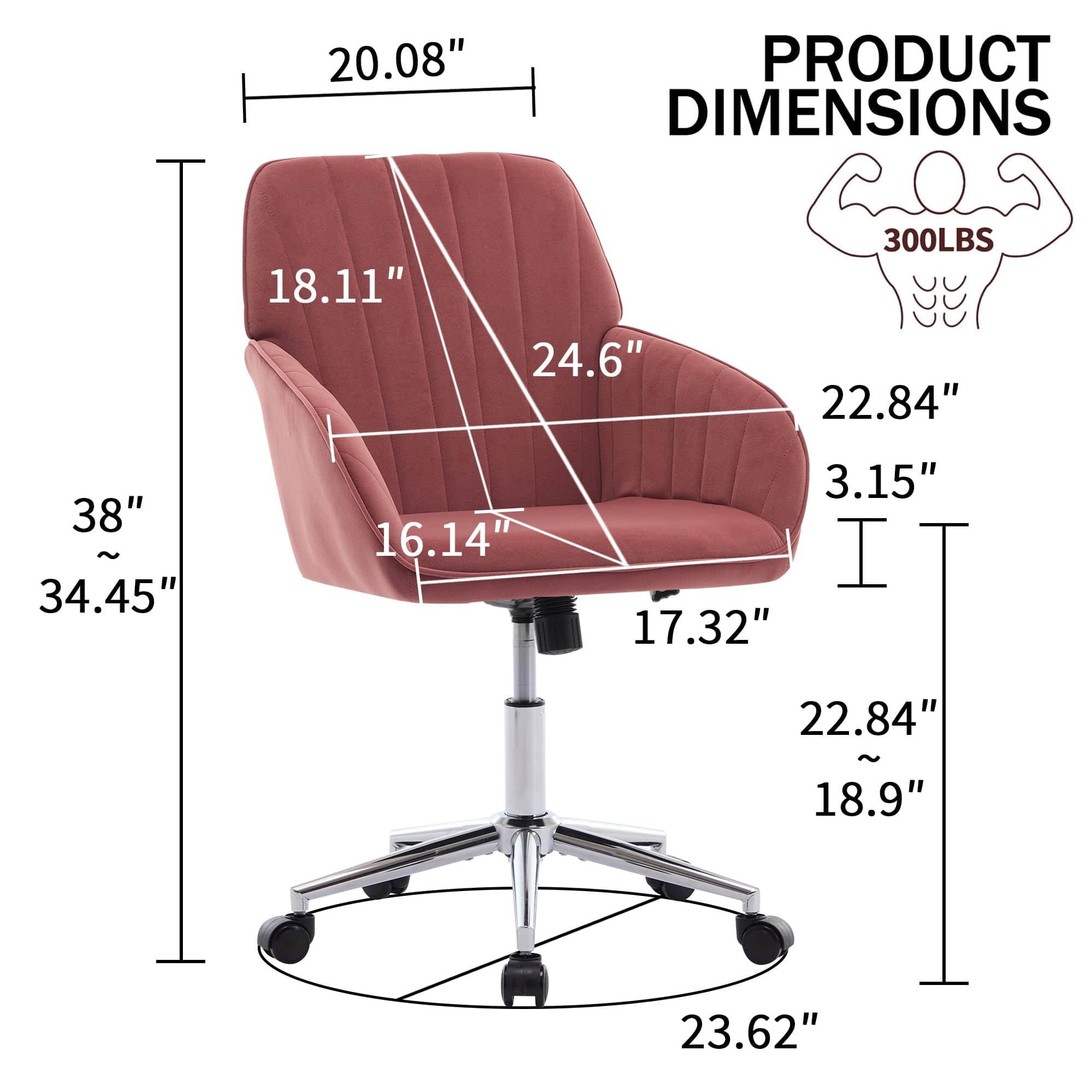 Luxurious Ergonomic Swivel Office Chair with Memory Foam Cushion - Perfect for Long Hours in Home or Bedroom - Platinum-Level Office Chairs