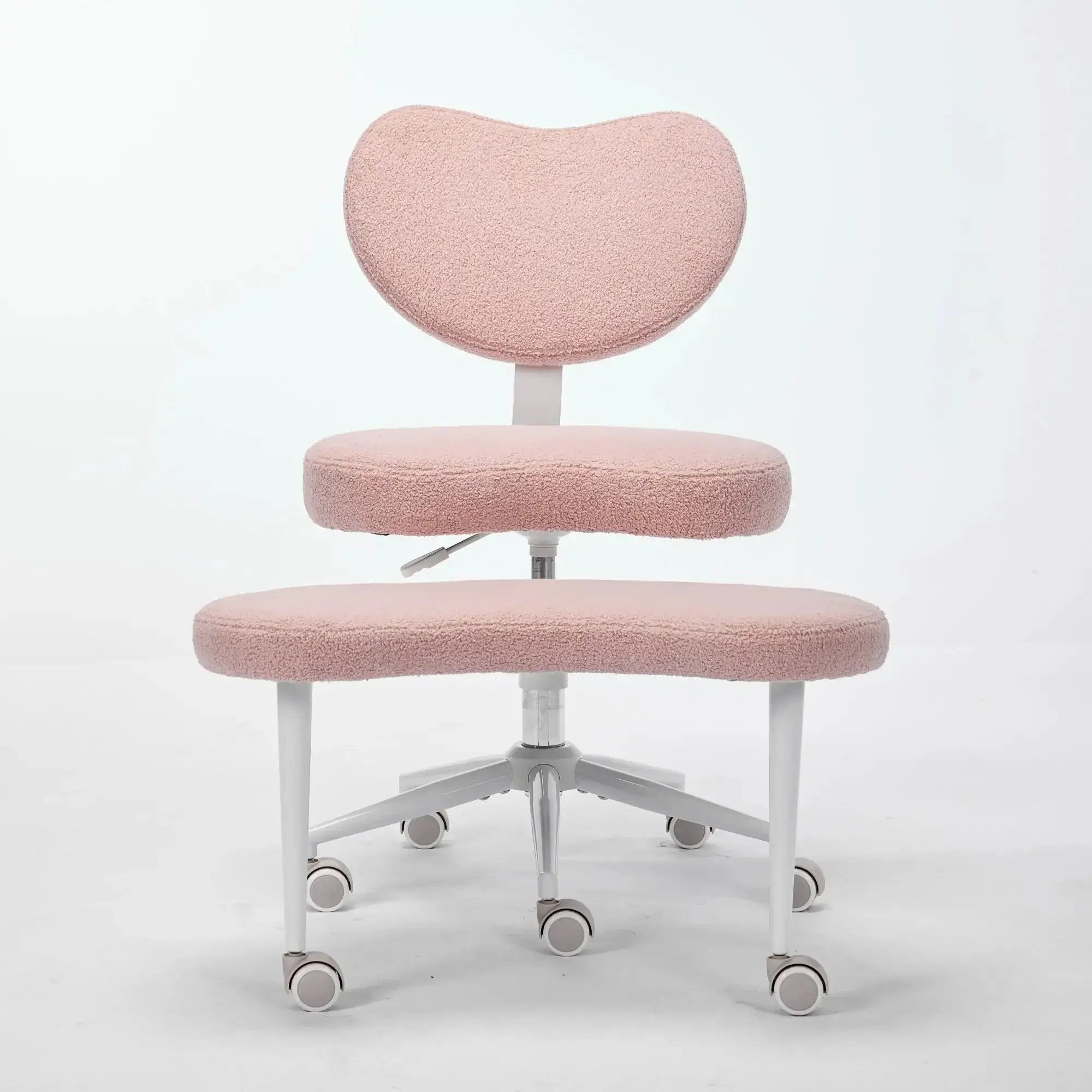 Cross-legged meditation chair with lumbar support by Platinum-Level Office Chairs, designed for plus-size individuals with ADHD.