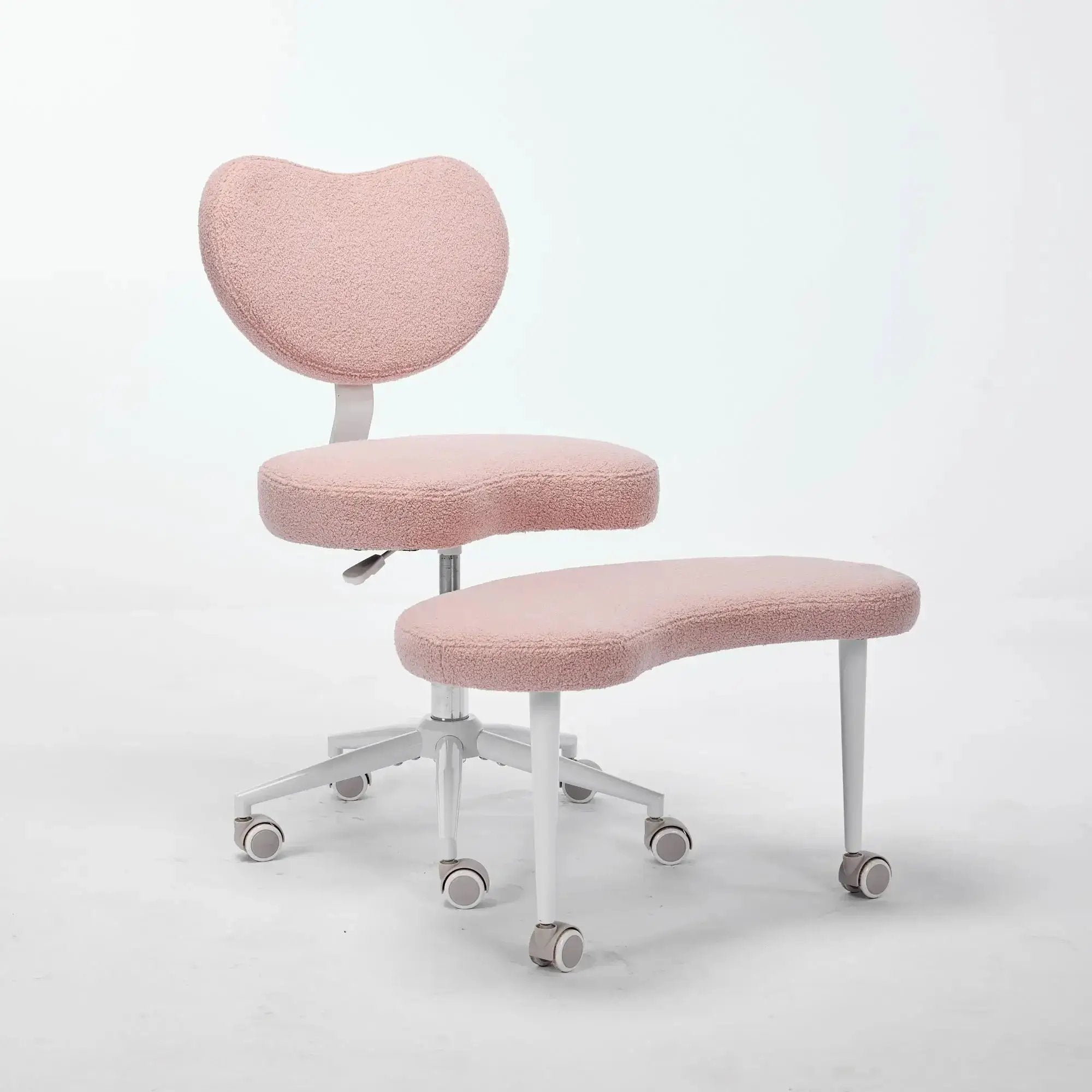 Platinum-Level Office Chairs meditation chair in cross-legged position with lumbar support, designed for plus size and ADHD comfort.