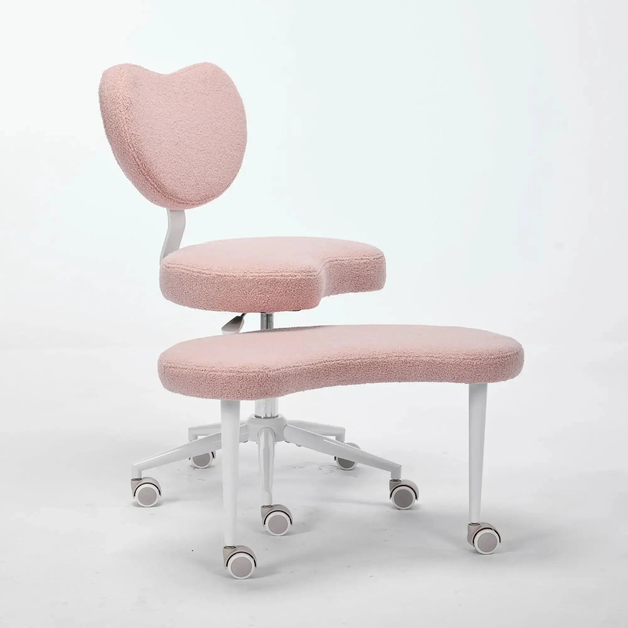 Cross-legged meditation chair with lumbar support by Platinum-Level Office Chairs, designed for plus-size individuals with ADHD.