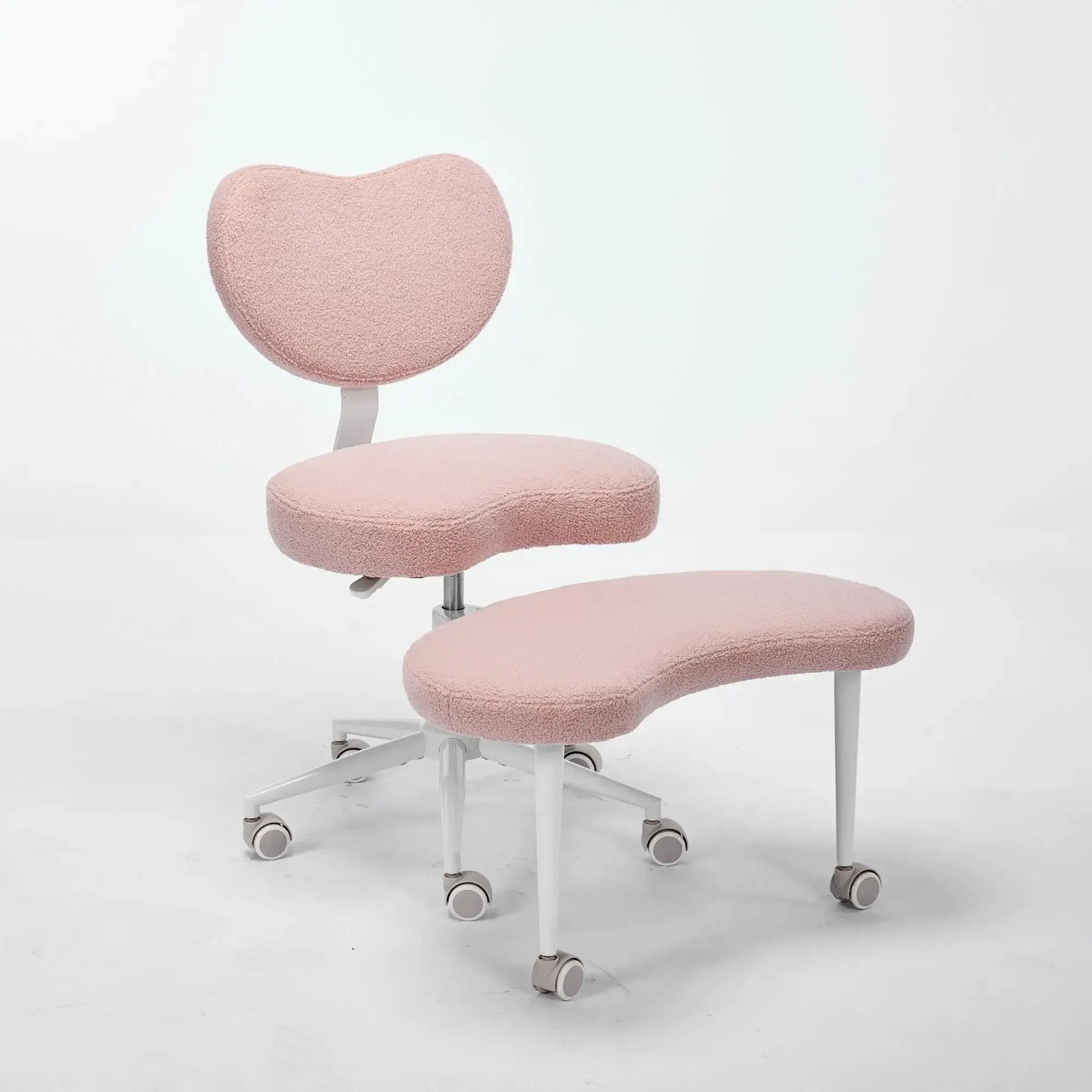 Cross-legged meditation chair with lumbar support by Platinum-Level Office Chairs, designed for plus-size individuals and ADHD comfort.