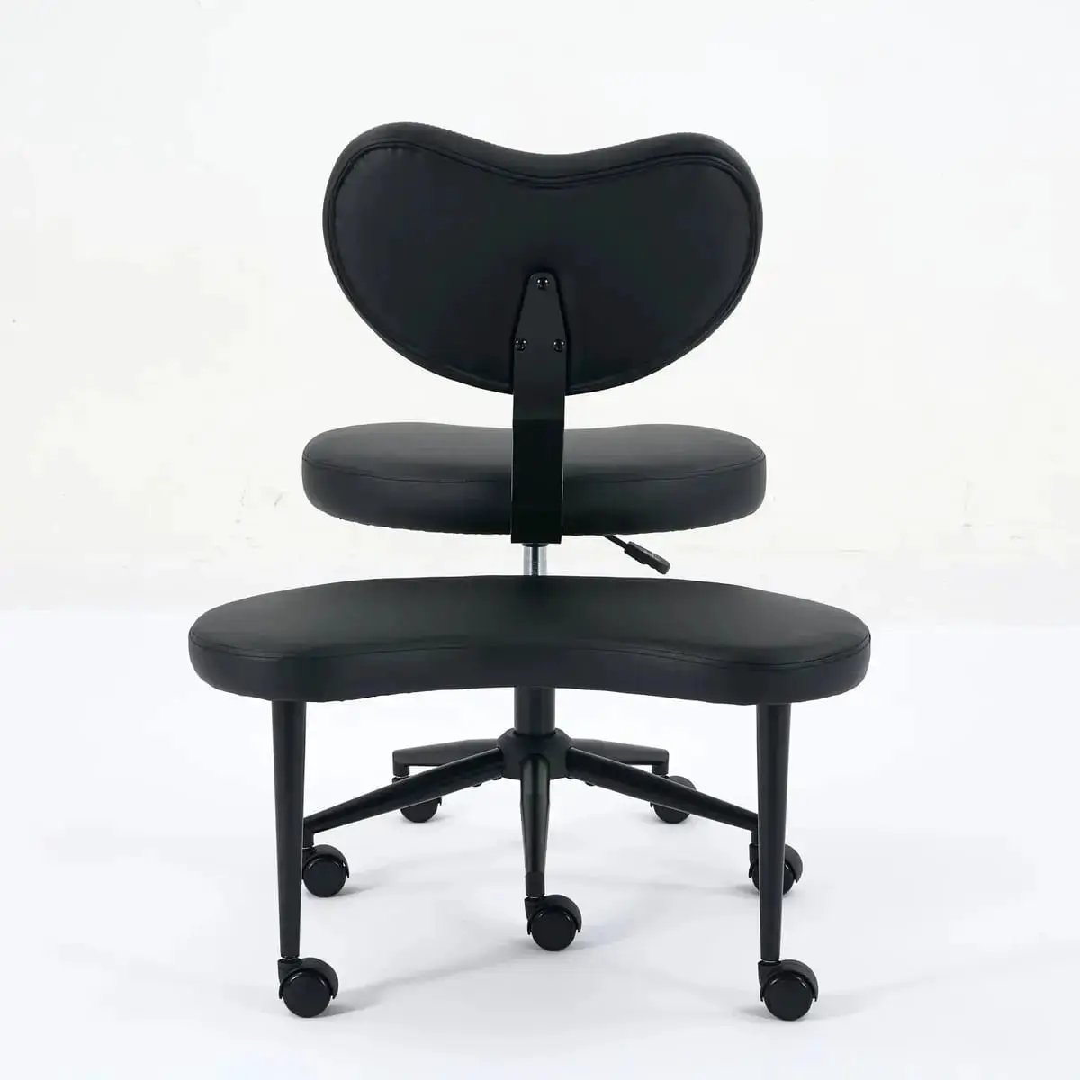 Plus Size Meditation Chair With Wheels Cross Legged Design ADHD - Platinum-Level Office Chairs