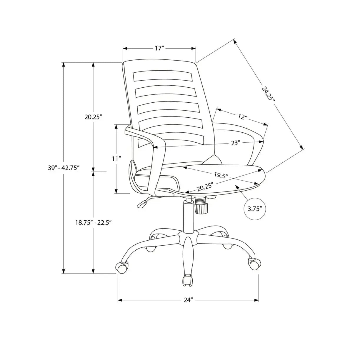 Premium Ergonomic Office Chair with Adjustable Swivel for Ultimate Platinum-Level Office Chairs