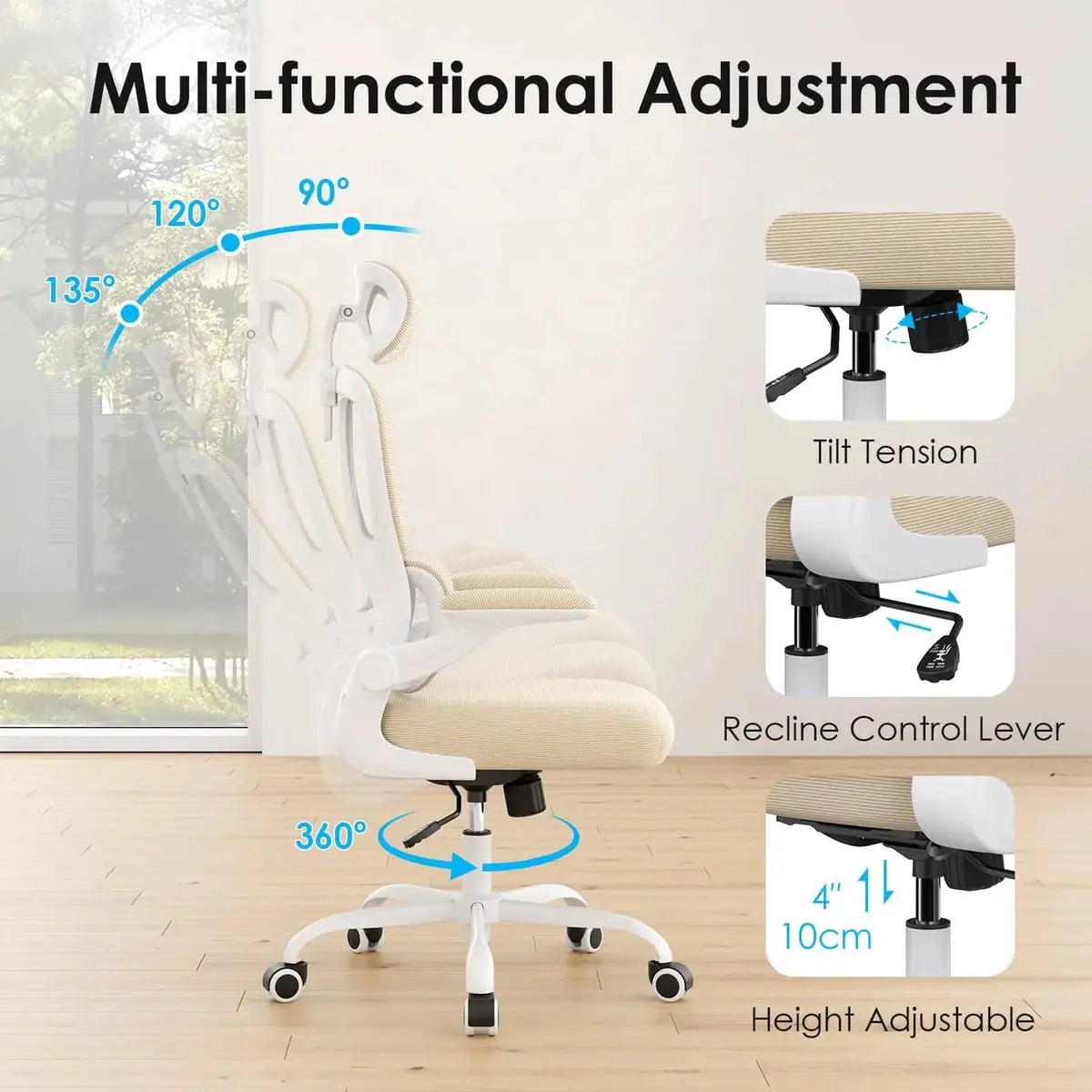 Premium Ergonomic Office Chair with Lumbar Support and High Back Platinum-Level Office Chairs