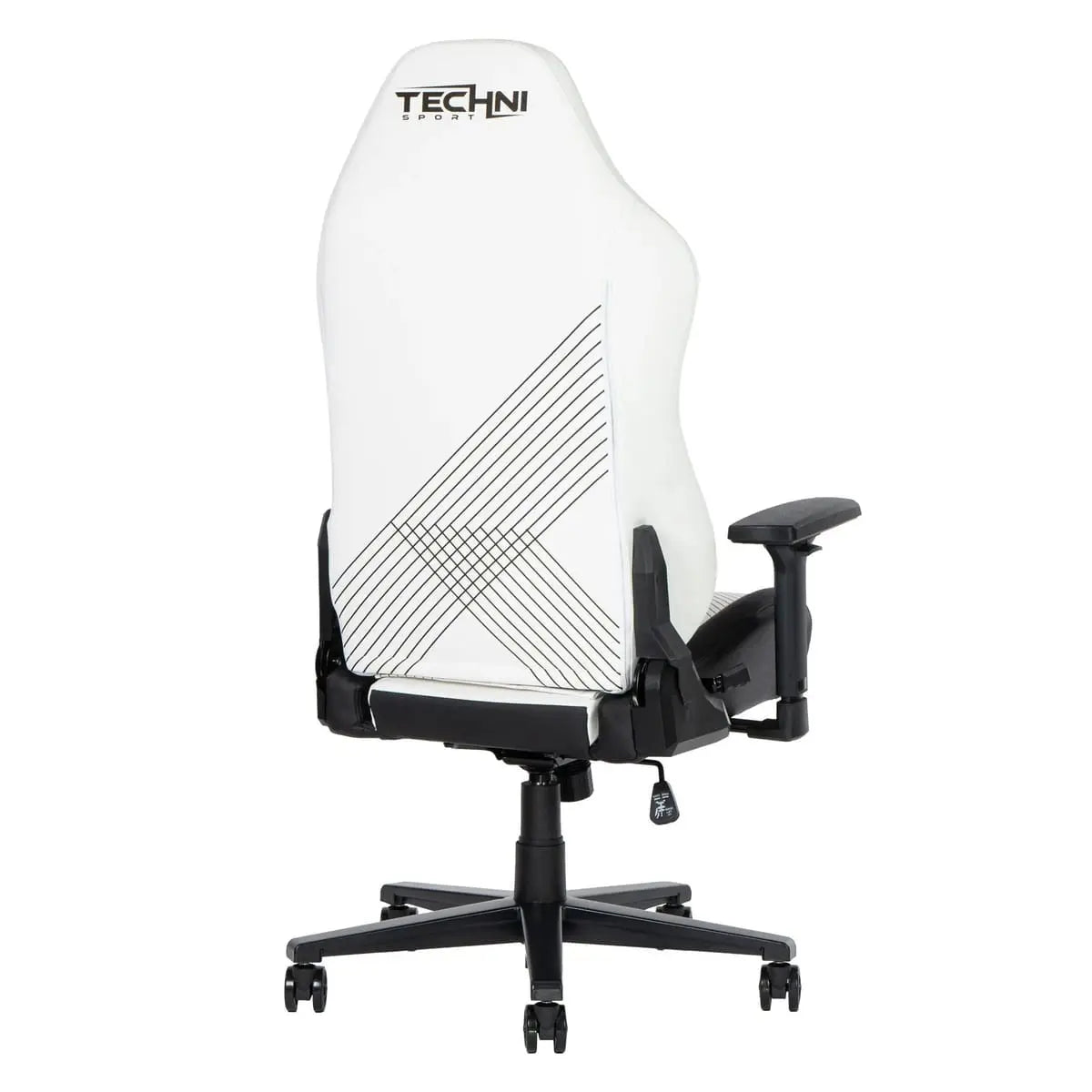Platinum-Level Office Chairs Techni Sport gaming chair with ergonomic design and memory foam seat for all-day comfort.