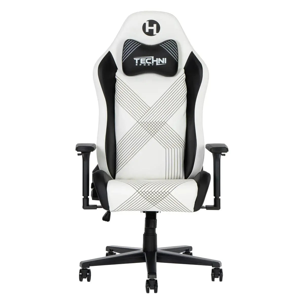 Platinum-Level Office Chairs Techni Sport gaming chair with ergonomic design and memory foam seat for all-day comfort.