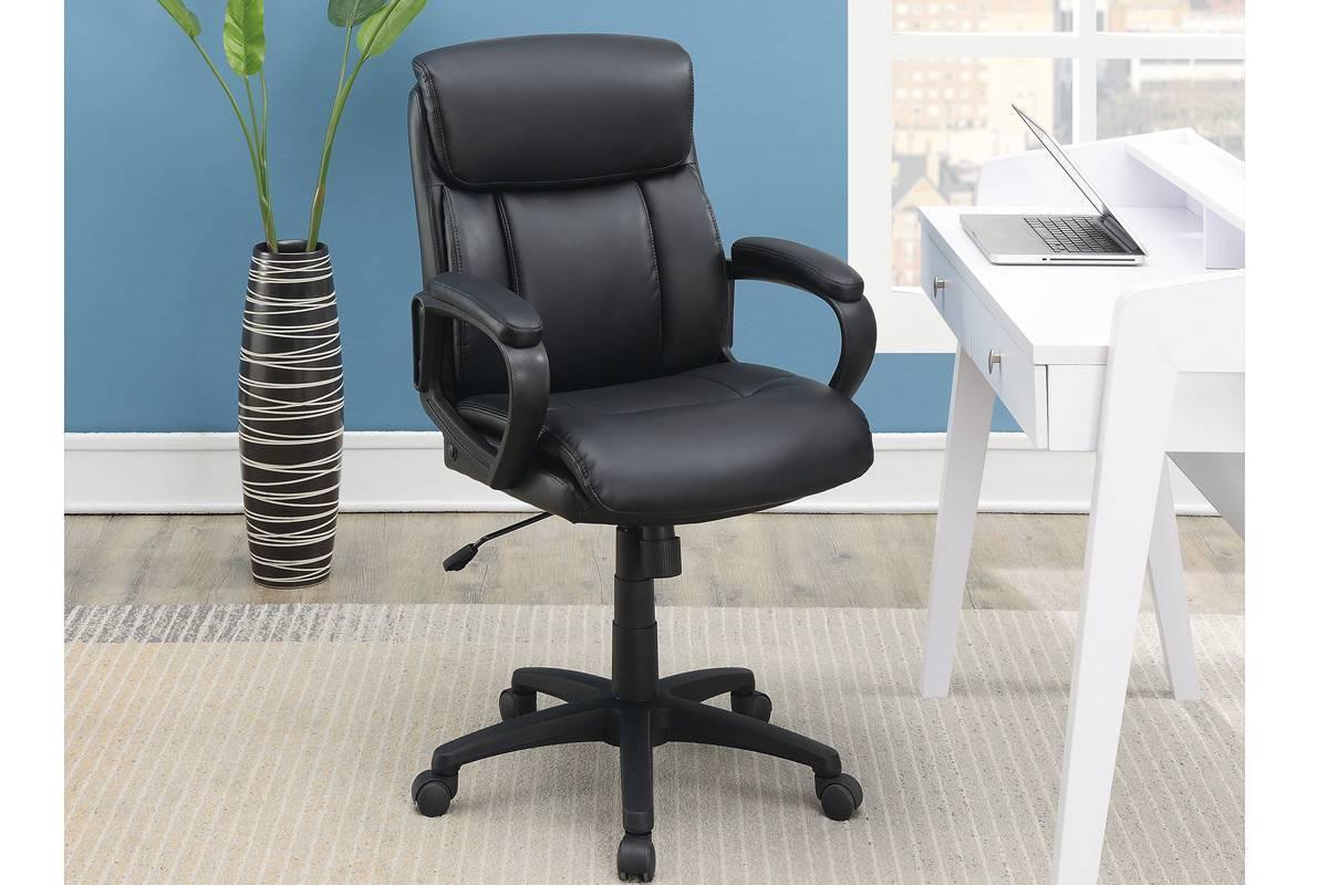 Elegant Extra Padded Comfort Office Chair for Home and Work - Black Design - Platinum-Level Office Chairs