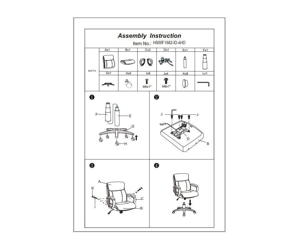 Elegant Extra Padded Comfort Office Chair for Home and Work - Black Design - Platinum-Level Office Chairs