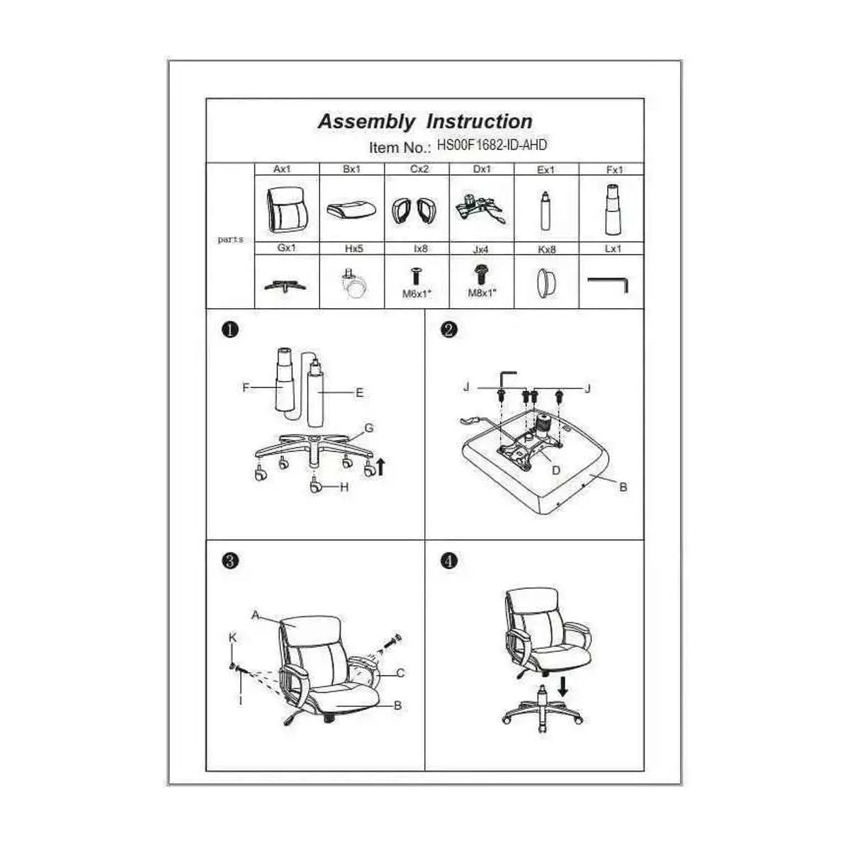 Ergonomic Office Chair With Extra Padded Comfort For Home And - Platinum-Level Office Chairs