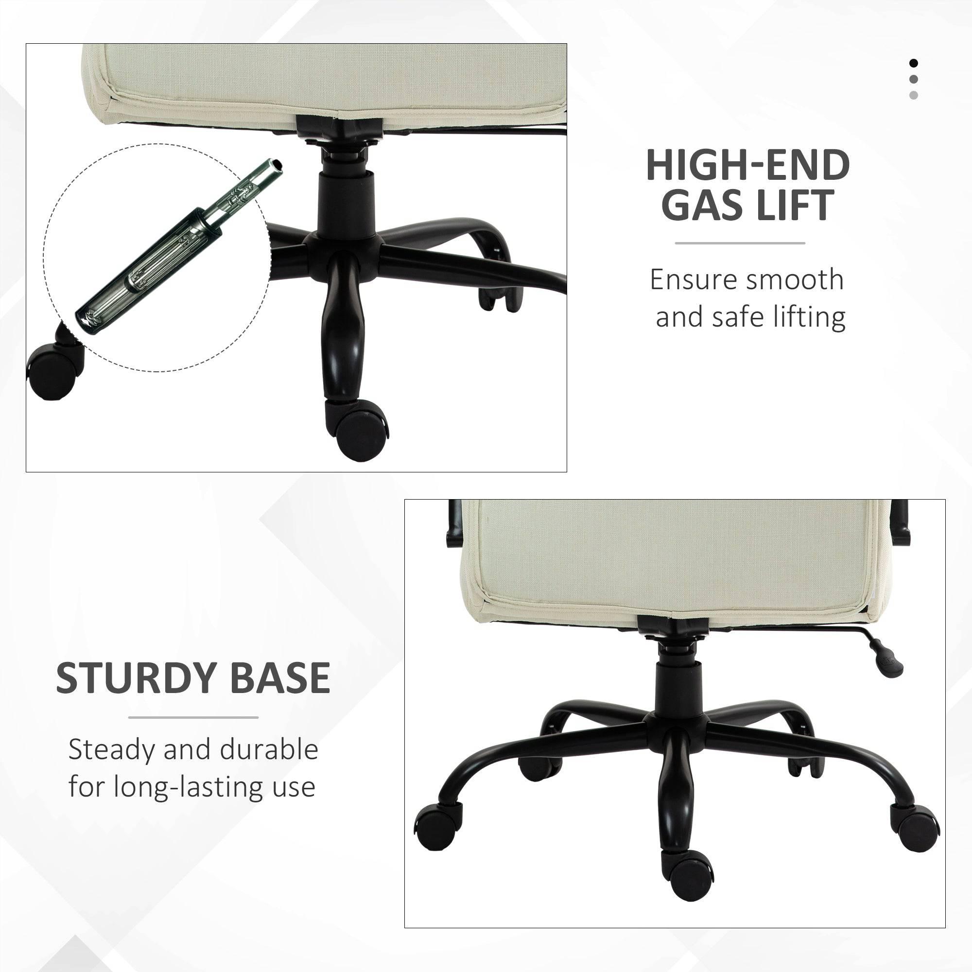 Vinsetto Heavy-Duty Executive Office Chair for Big and Tall 500lbs - Platinum-Level Office Chairs