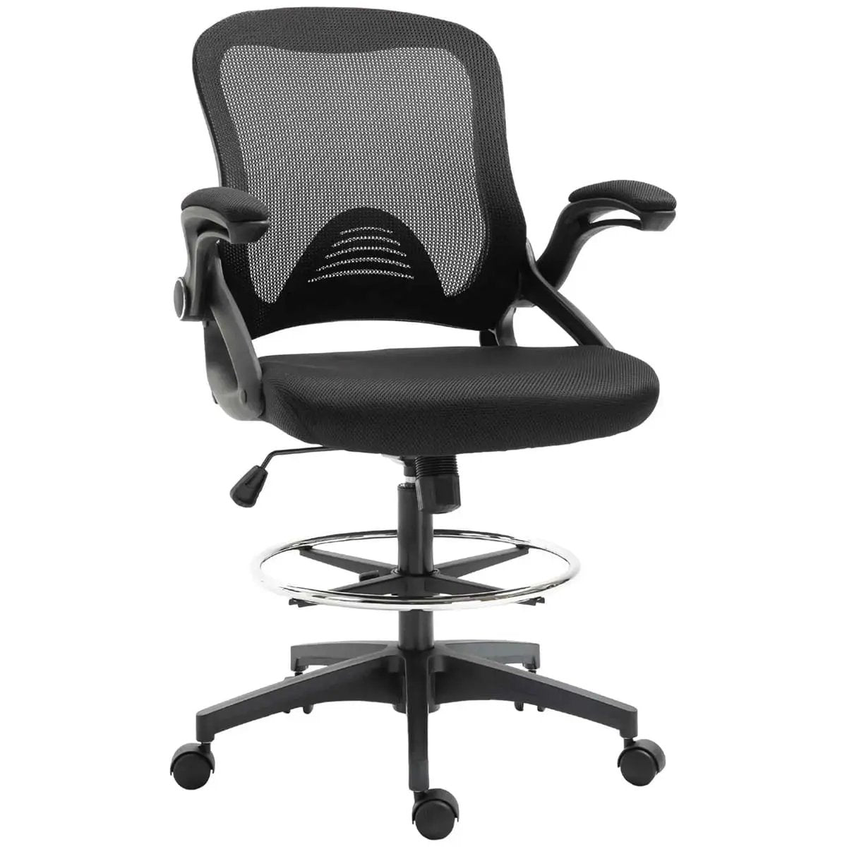 Brand Mesh Drafting Chair Ergonomic With Lumbar Support - Platinum-Level Office Chairs