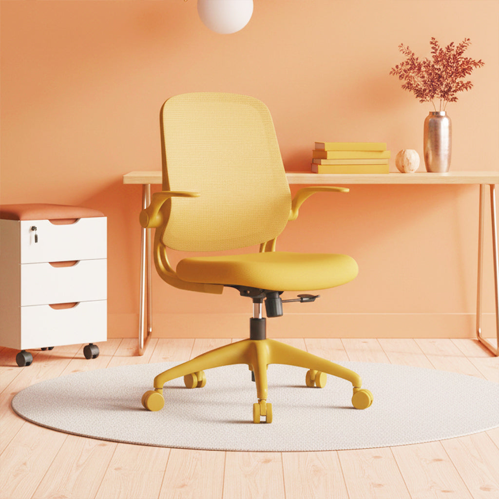 Platinum-Level Office Chairs ergonomic color office chair with mesh back, molded foam seat, suitable for home office, supports 350 lbs.