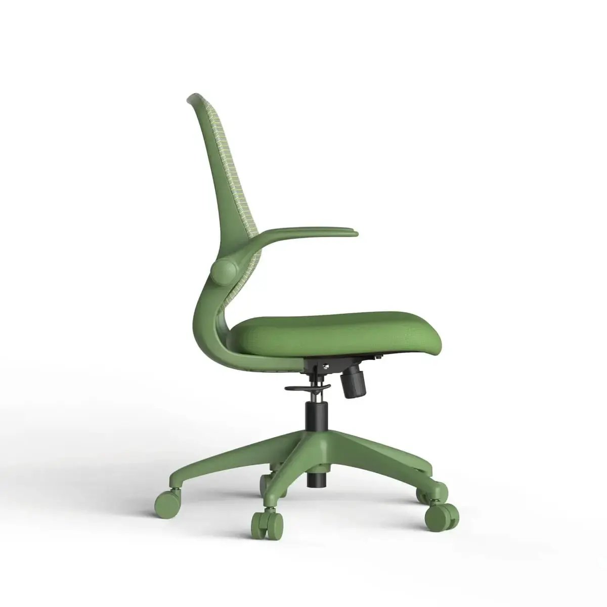 Ergonomic Mesh Office Chair with Foam Seat, Green - Platinum-Level Office Chairs