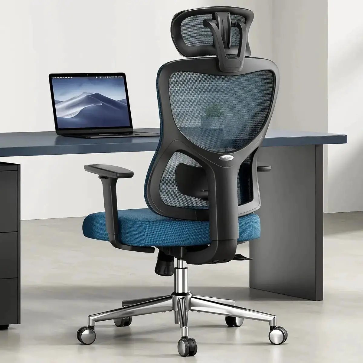 Ergonomic Mesh Office Chair with Adjustable Lumbar Support and - Platinum-Level Office Chairs