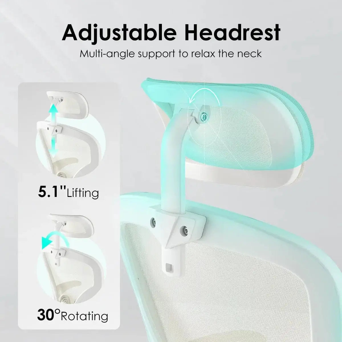 Ergonomic Office Chair with Adjustable Lumbar Support and Headrest - Platinum-Level Office Chairs