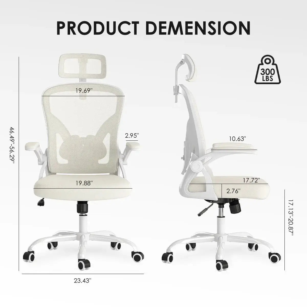 Ergonomic Office Chair with Adjustable Lumbar Support and Headrest - Platinum-Level Office Chairs