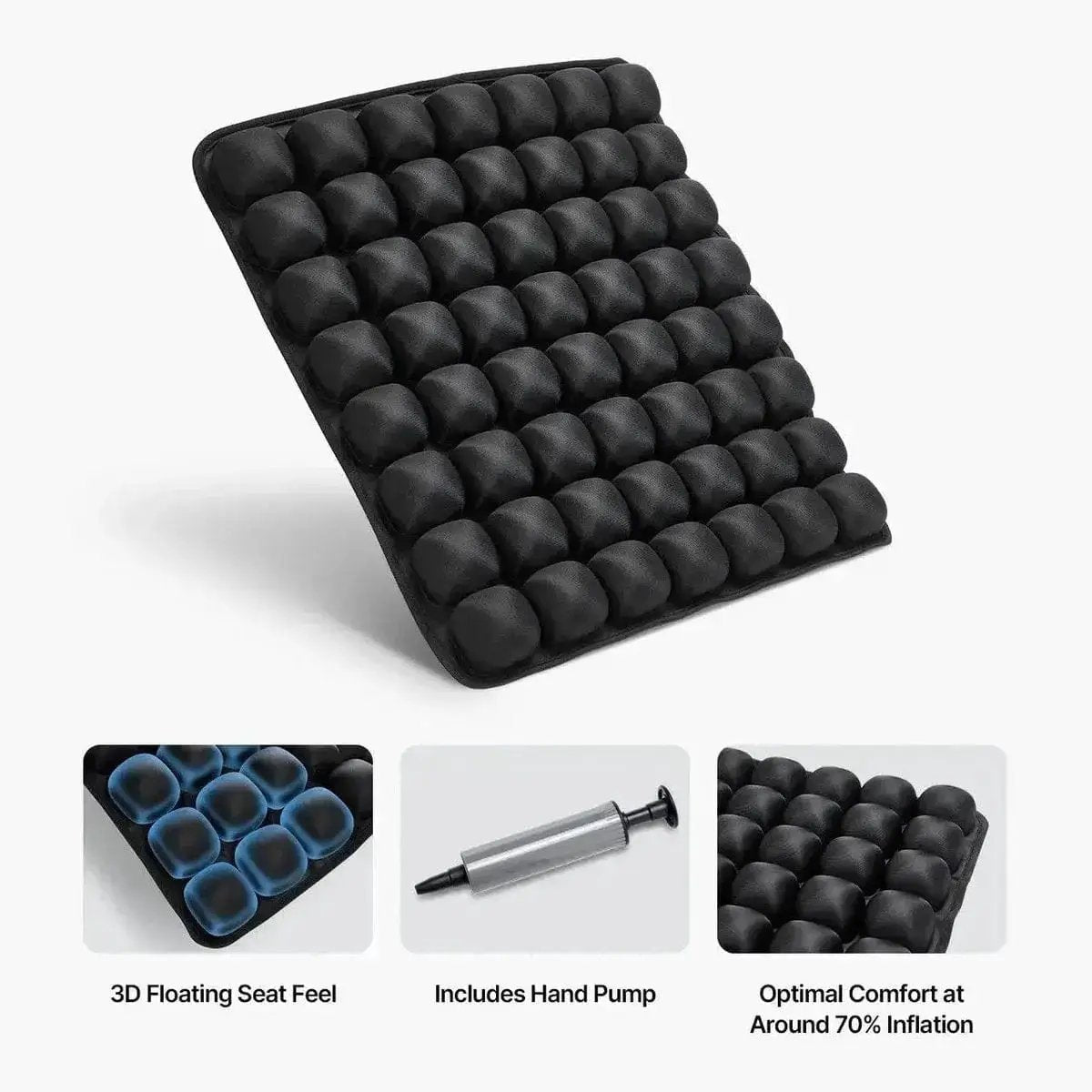 Platinum-Level Premium Inflatable Air Cell Seat Cushion for Wheelchair Office Car Travel Pressure Relief - Platinum-Level Office Chairs