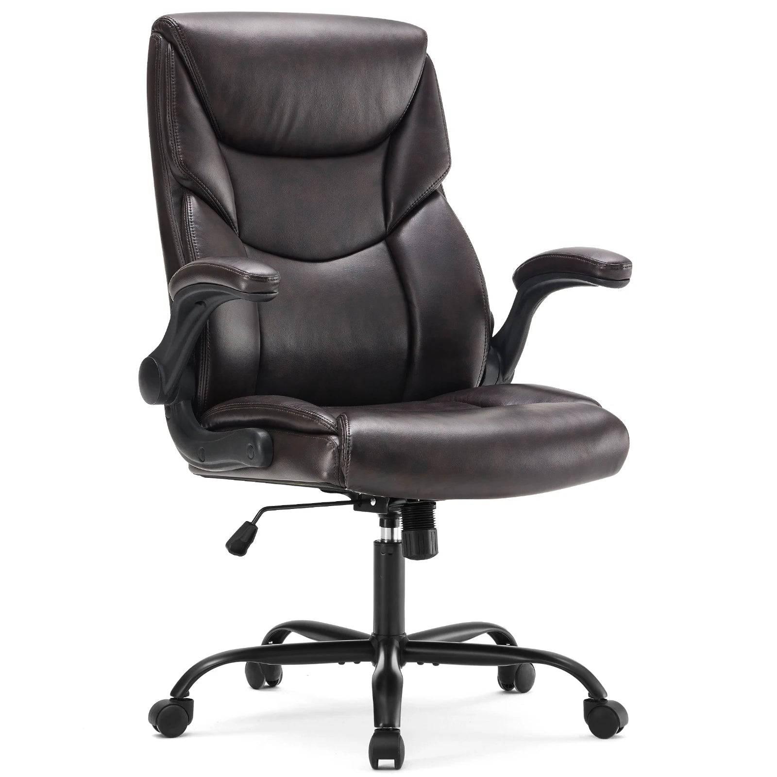 JHK Adjustable Ergonomic PU Leather Swivel Gaming Chair with Lumbar Support and Padded Armrests - Platinum-Level Office Chairs