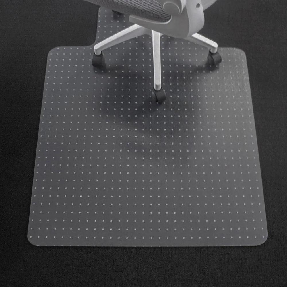 1pc Office Chair Mat For Computer Desk Chair Transparent Design Mat Easy Clean - Platinum-Level Office Chairs