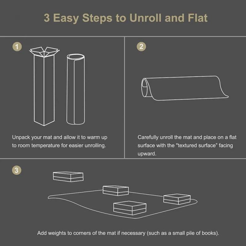 1pc Office Chair Mat For Computer Desk Chair Transparent Design Mat Easy Clean - Platinum-Level Office Chairs