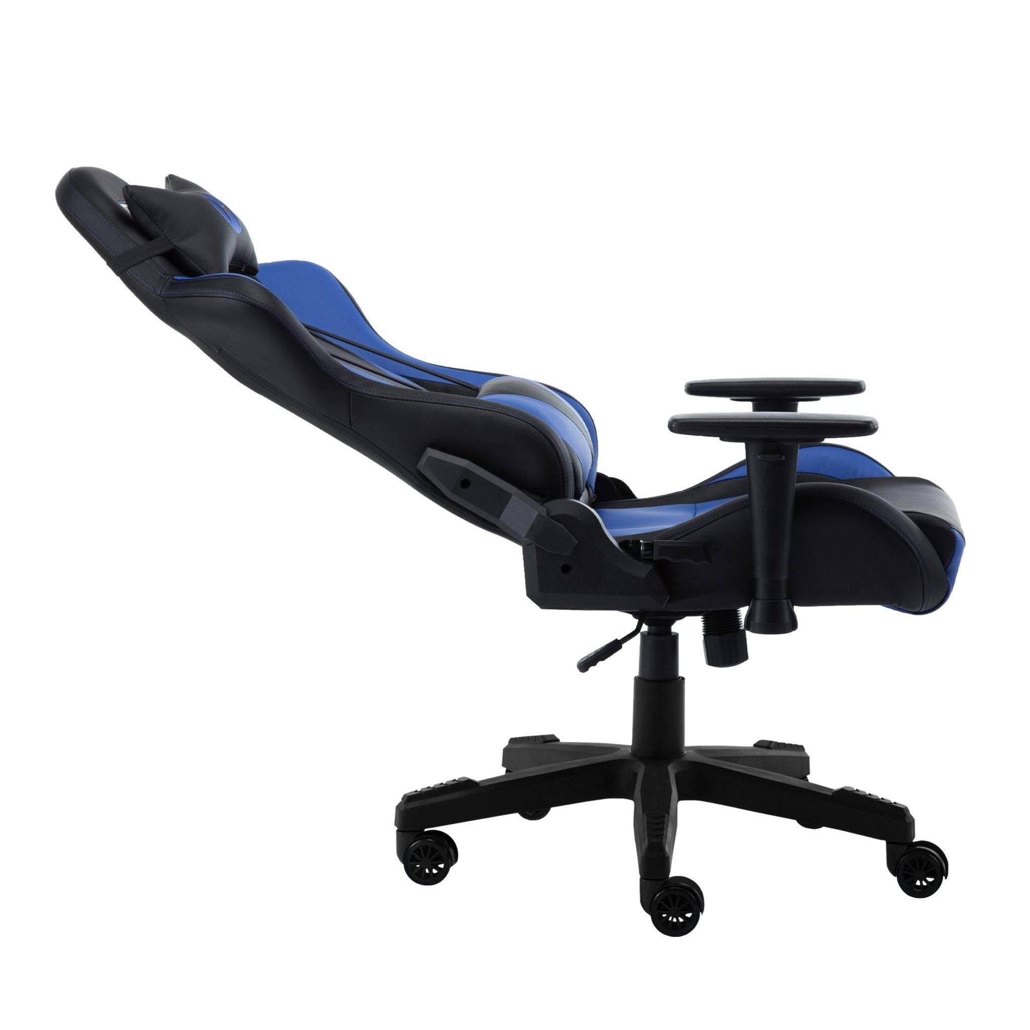 Techni Sport TS-92 Blue and Black Ergonomic Gaming Chair for Office and PC Use - Platinum-Level Office Chairs