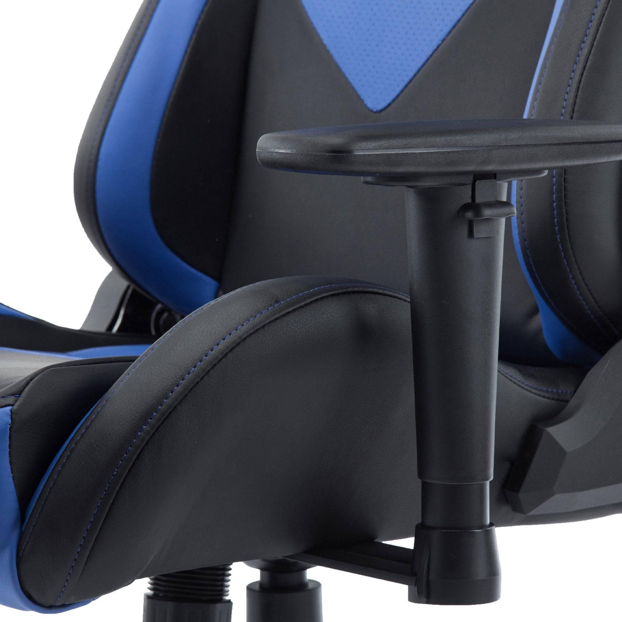 Techni Sport TS-92 Blue and Black Ergonomic Gaming Chair for Office and PC Use - Platinum-Level Office Chairs