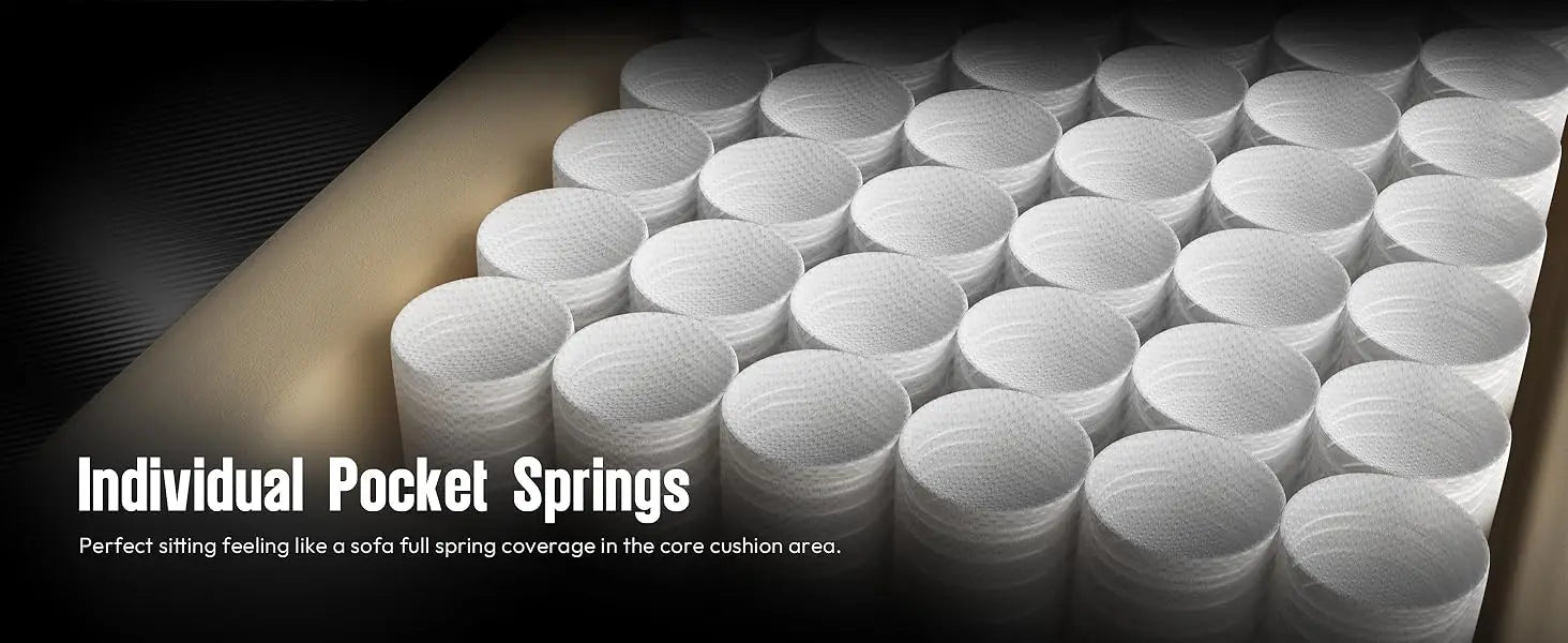 Dowinx High Back Ergonomic Gaming Chair with Footrest and Pocket Spring - Platinum-Level Office Chairs