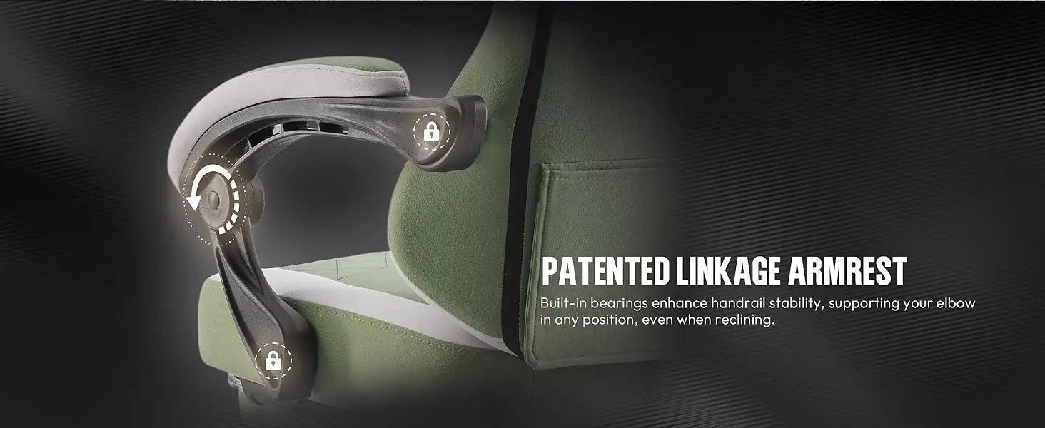 Dowinx High Back Ergonomic Gaming Chair with Footrest and Pocket Spring - Platinum-Level Office Chairs