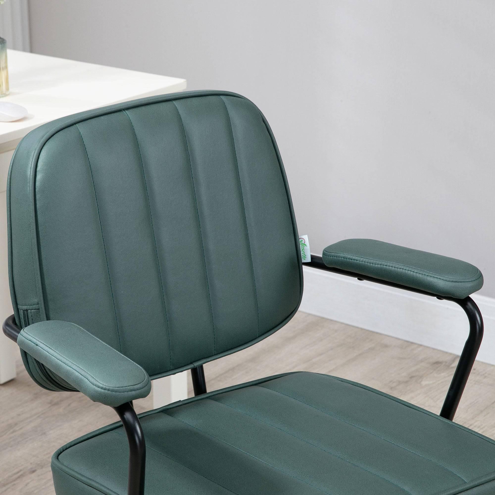 Vinsetto Ergonomic Green Office Chair with Height and Tilt Adjustment - Platinum-Level Office Chairs