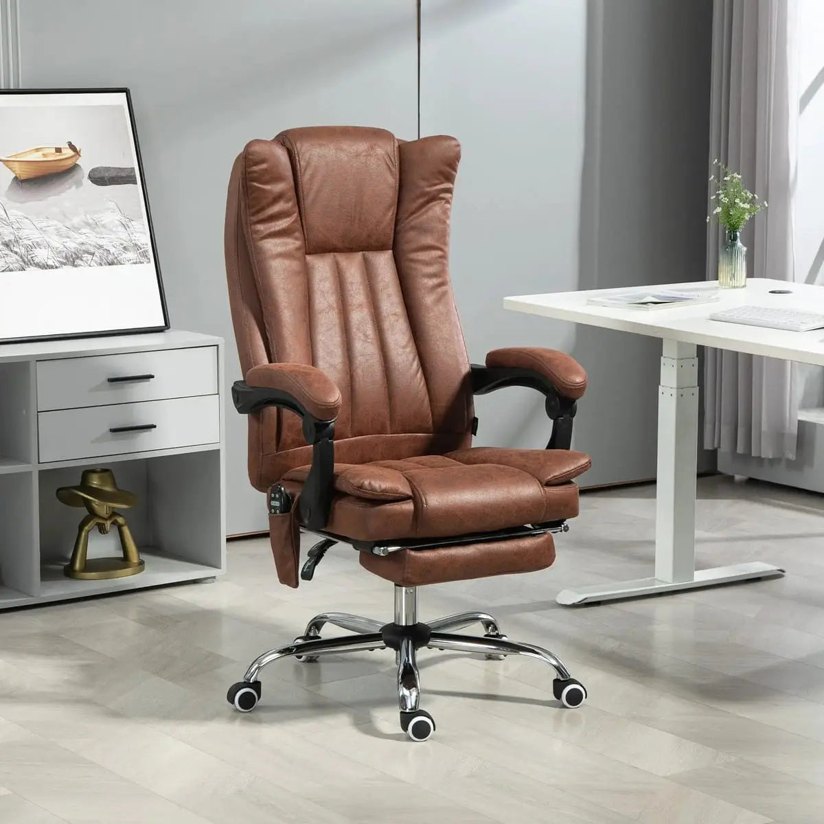 Premium Heated Massage Office Chair for Productive Home Office - Platinum-Level Office Chairs