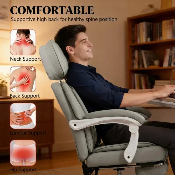 Platinum-Level Office Chairs ultimate massage office chair with recline and heat features, designed for office workers.