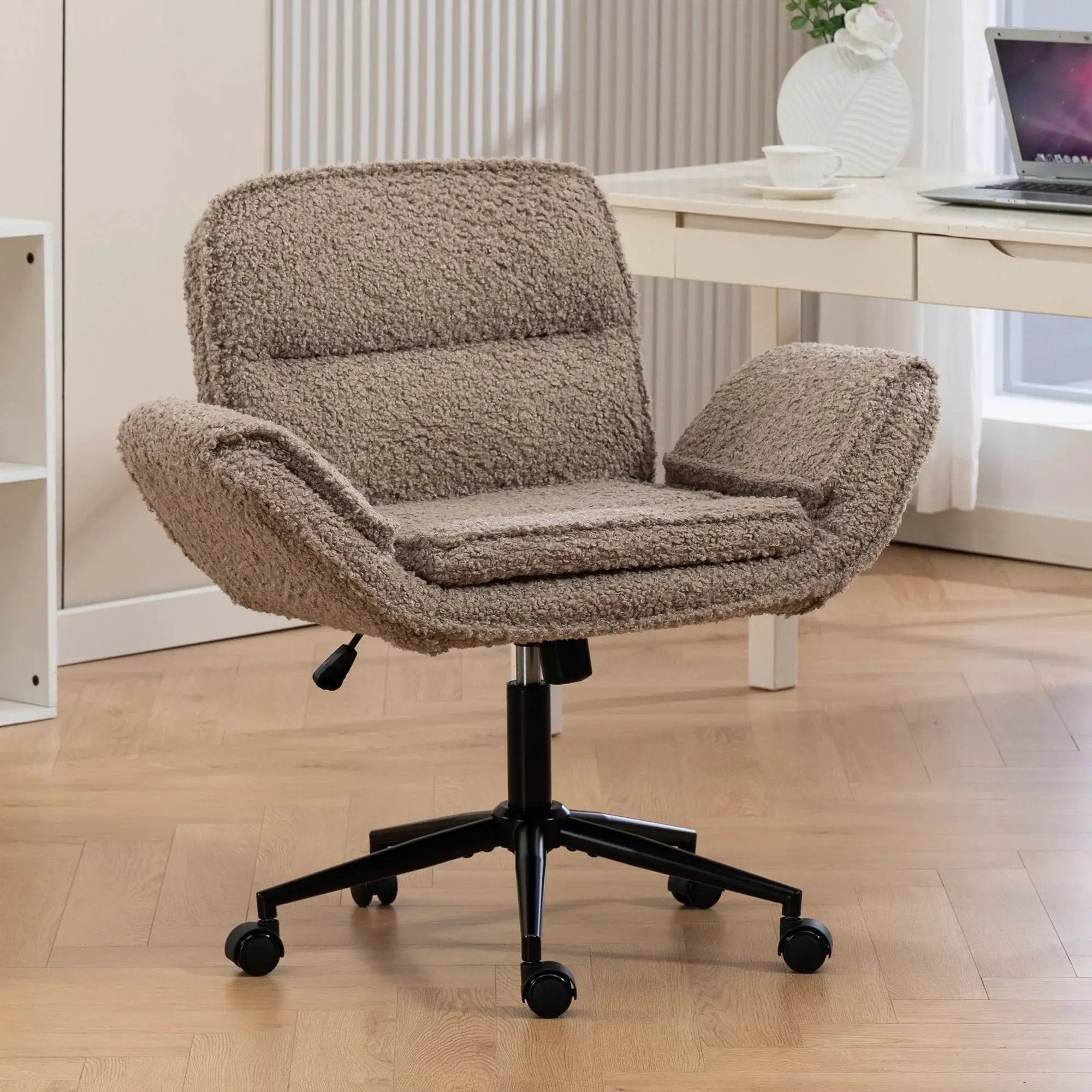 Criss Cross Chair 5 Gear Adjustable Armrests And Wheels, Desk Chair by Platinum-Level Office Chairs