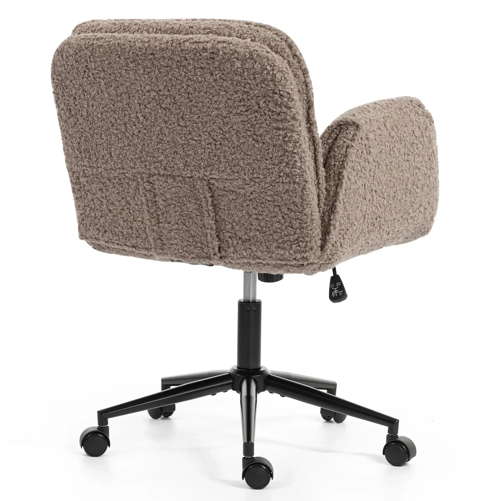 Modern Platinum-Level Office Chairs criss-cross desk chair with 5 gear adjustable armrests and wheels for ergonomic comfort.
