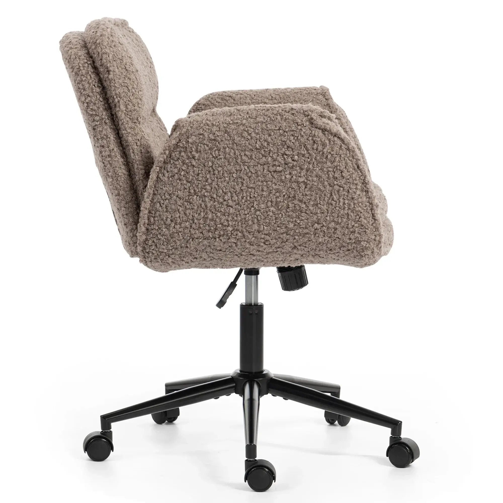 Modern Platinum-Level Office Chairs criss-cross desk chair with adjustable armrests and wheels, designed for ergonomic comfort.