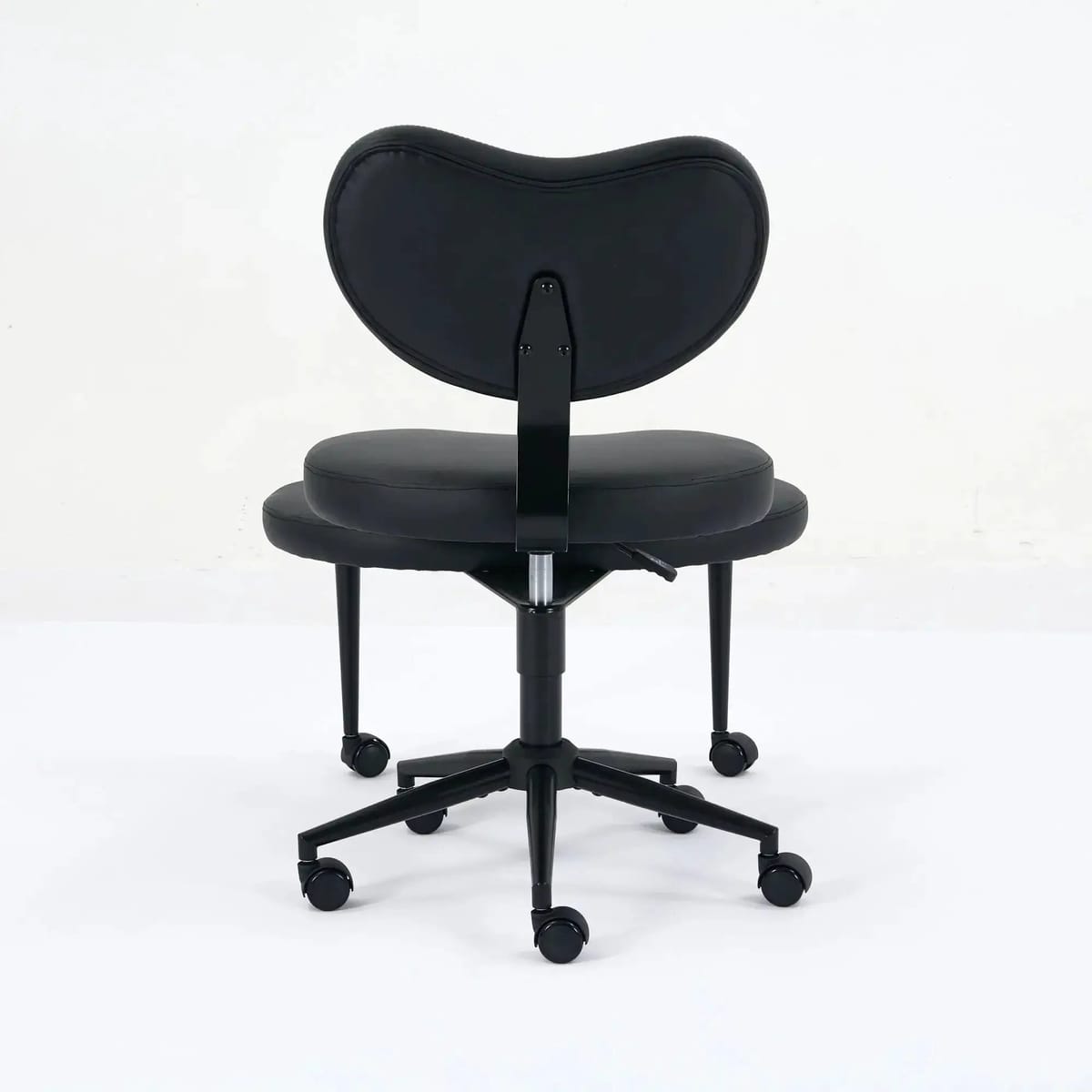 Plus size meditation chair with wheels, cross-legged design, for ADHD, by Platinum-Level Office Chairs, in modern style.