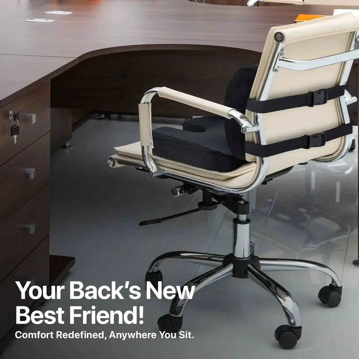 Platinum-Level Comfortable Ergonomic Memory Foam Cushion Set for Ultimate Comfort - Platinum-Level Office Chairs