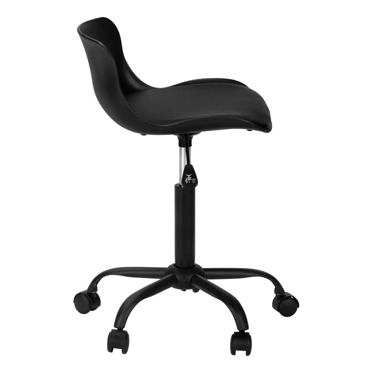 Ergonomic office chair with adjustable height, swivel base, and leather-look upholstery from Platinum-Level Office Chairs.