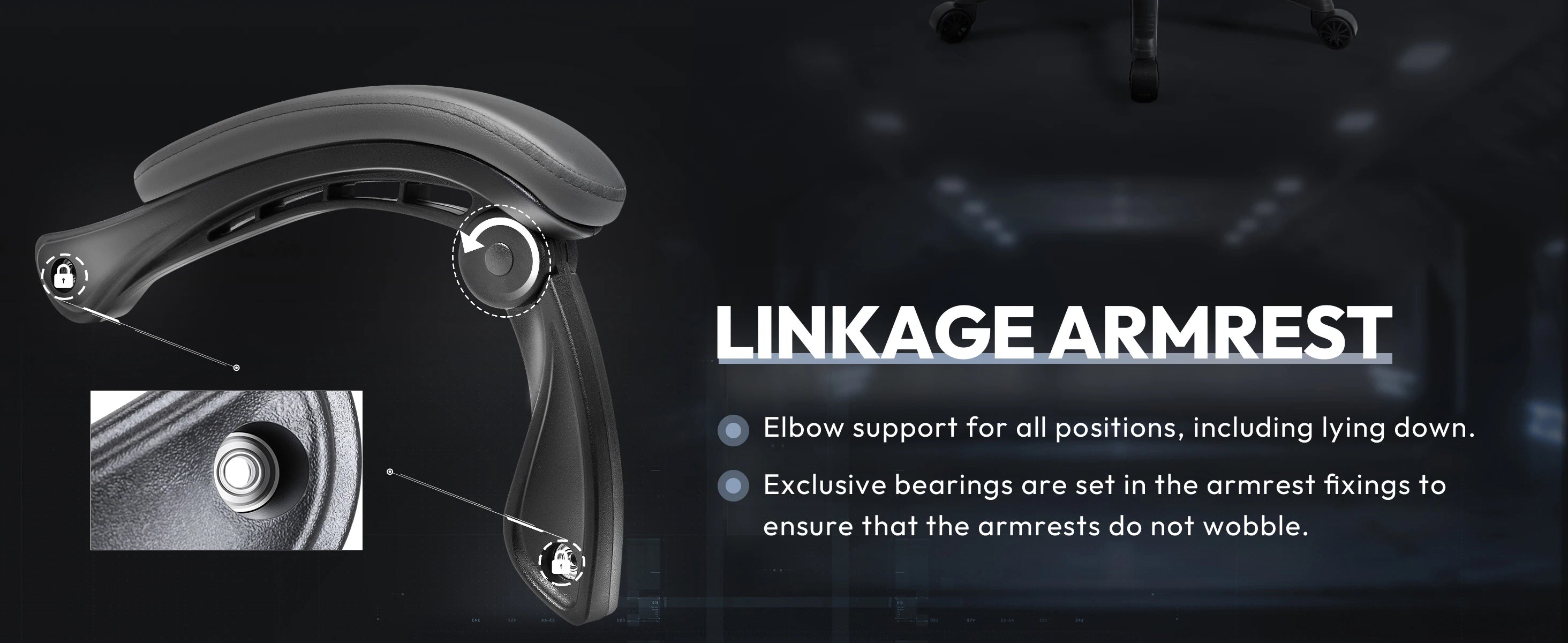 Dowinx Gaming Chair Ergonomic Office Recliner with Massage Lumbar Support - Platinum-Level Office Chairs