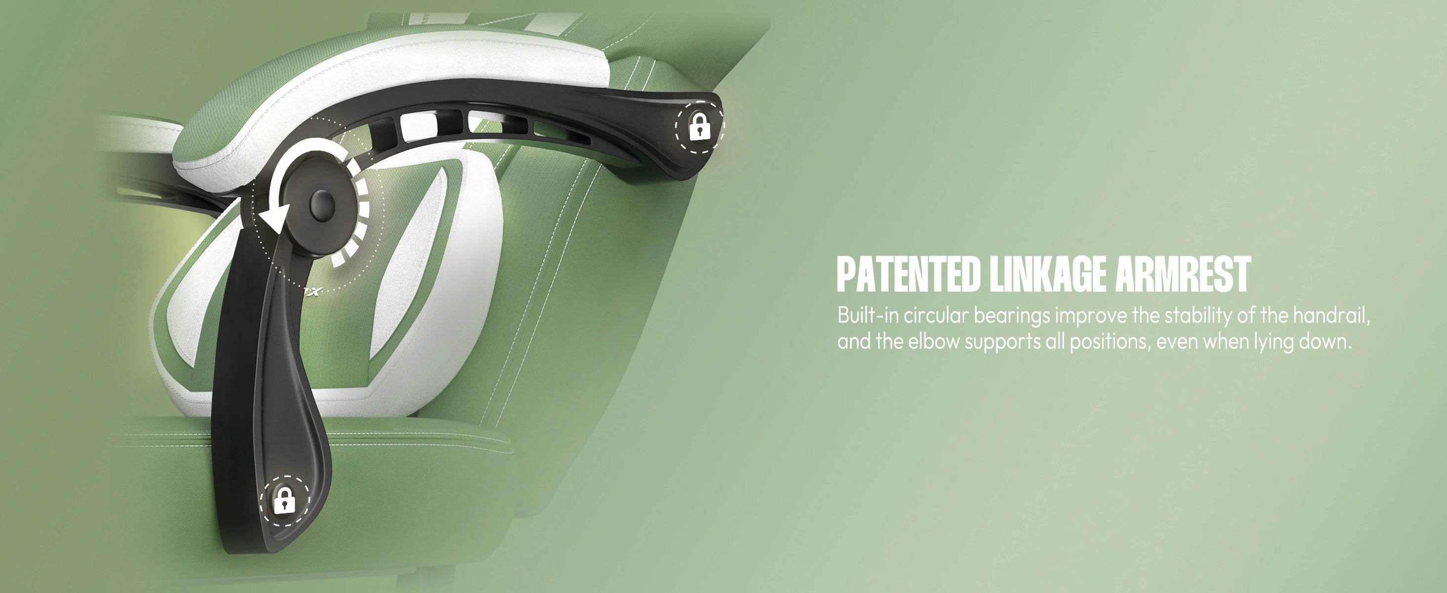 Dowinx Fabric Gaming Chair with Footrest for Big and Tall Gamers - Platinum-Level Office Chairs